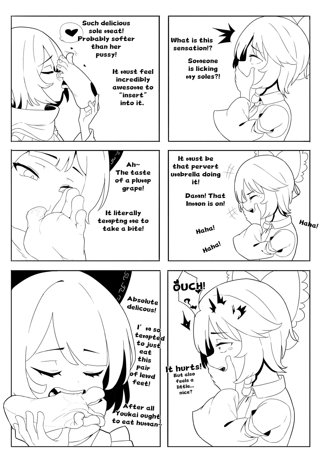 [Yellow Fumewort] Reimu Footbox (Touhou Project) [English] [Decensored] - Page 6
