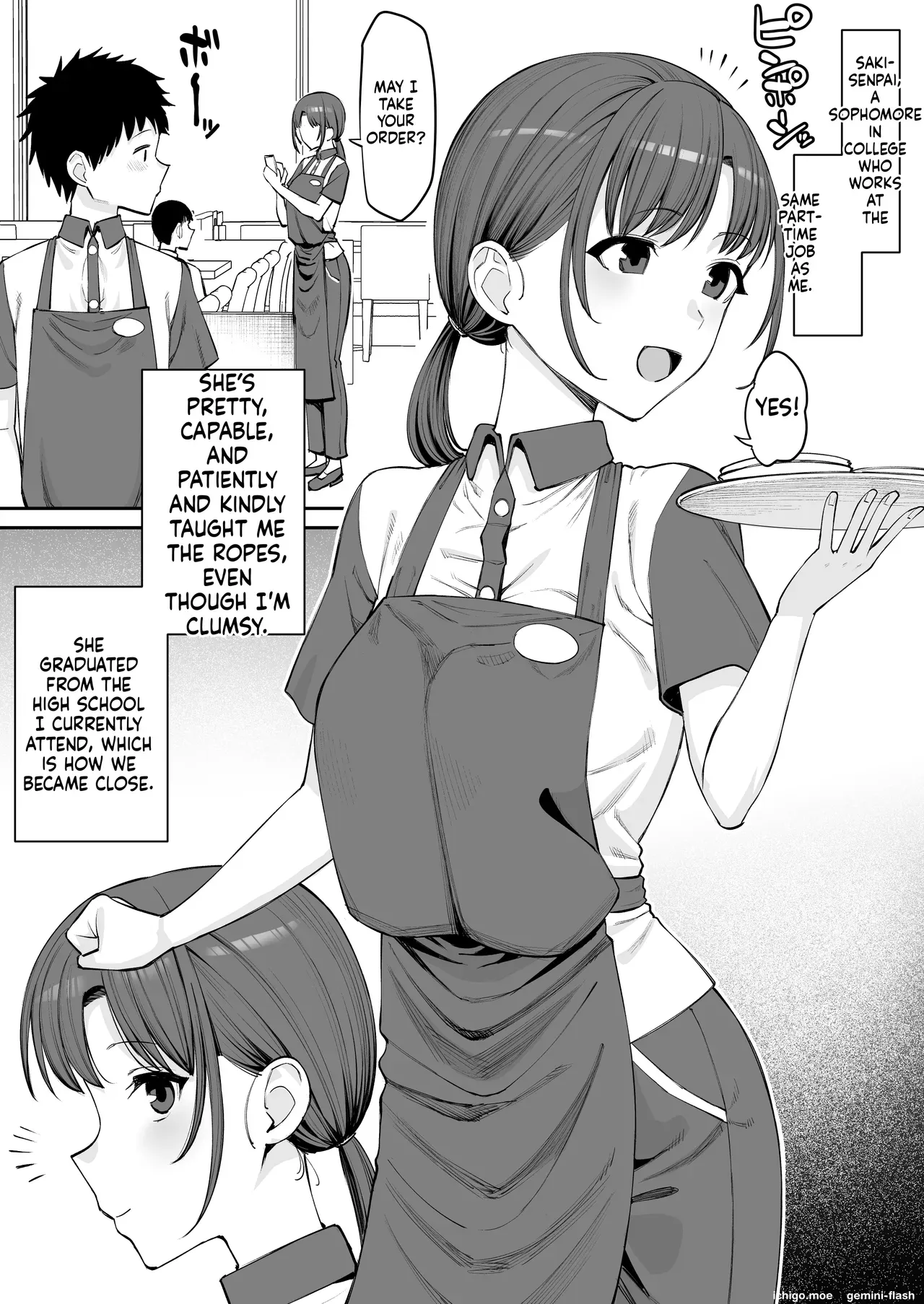 [Take Shinshi] My Part-Time Job Senior Is the Manager’s Sex Friend - Page 2
