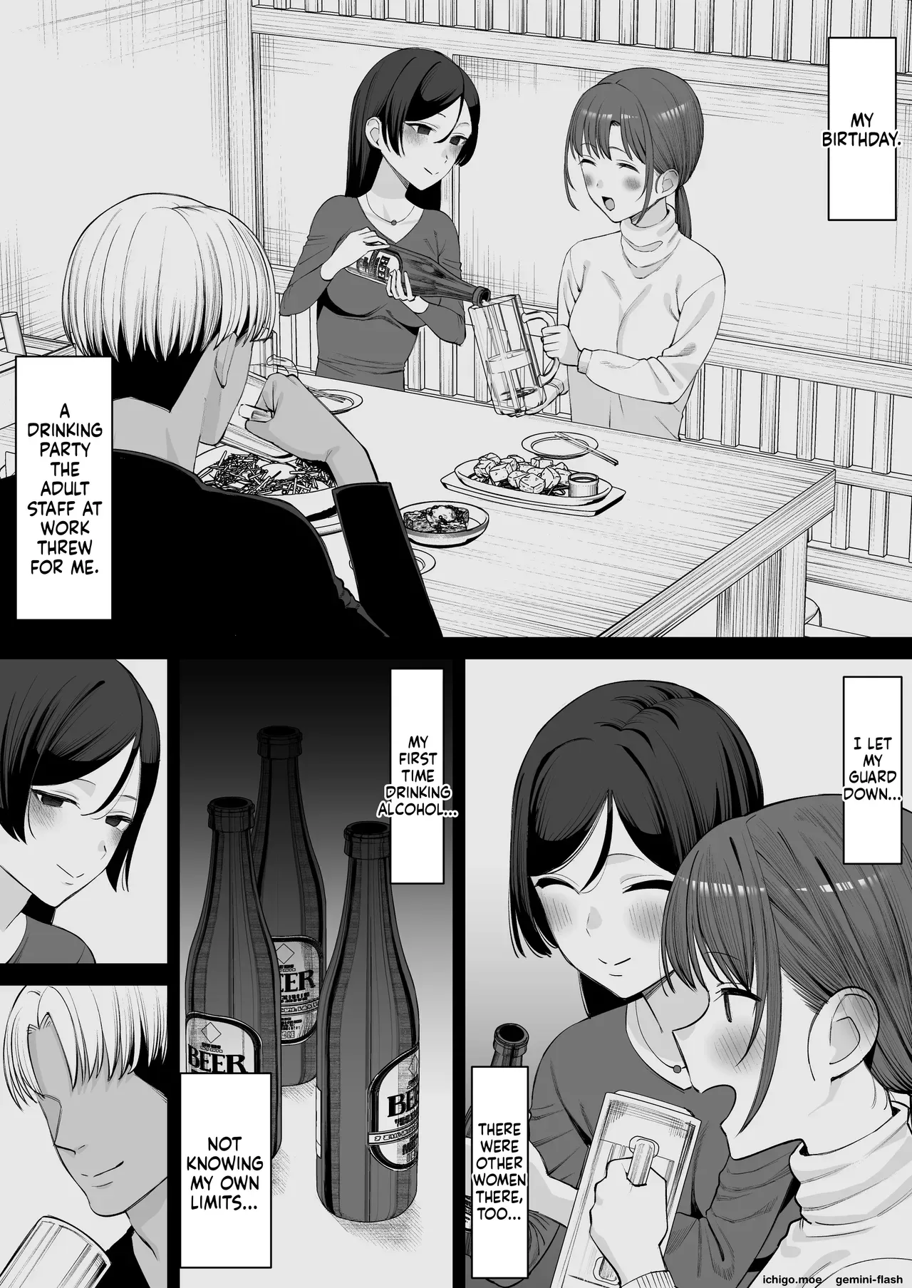 [Take Shinshi] My Part-Time Job Senior Is the Manager’s Sex Friend - Page 6