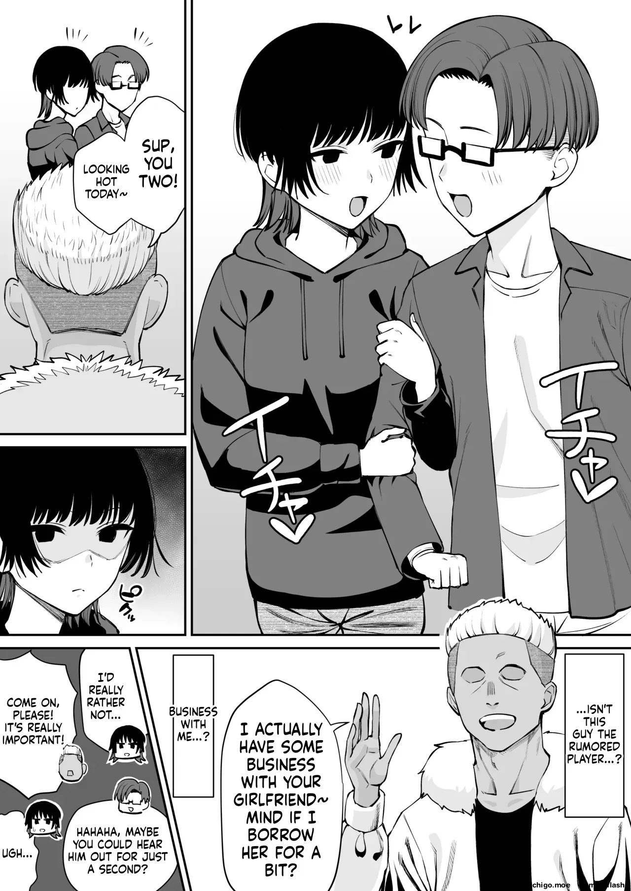 [Take Shinshi] My Girlfriend’s Past Is Exposed, and She’s Taken Away - Page 2