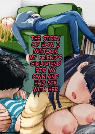 [Mauboumen] Jibun no Kanojo to Machigaete Tomodachi no Kanojo to Sex suru Hanashi 1 & 2 cover