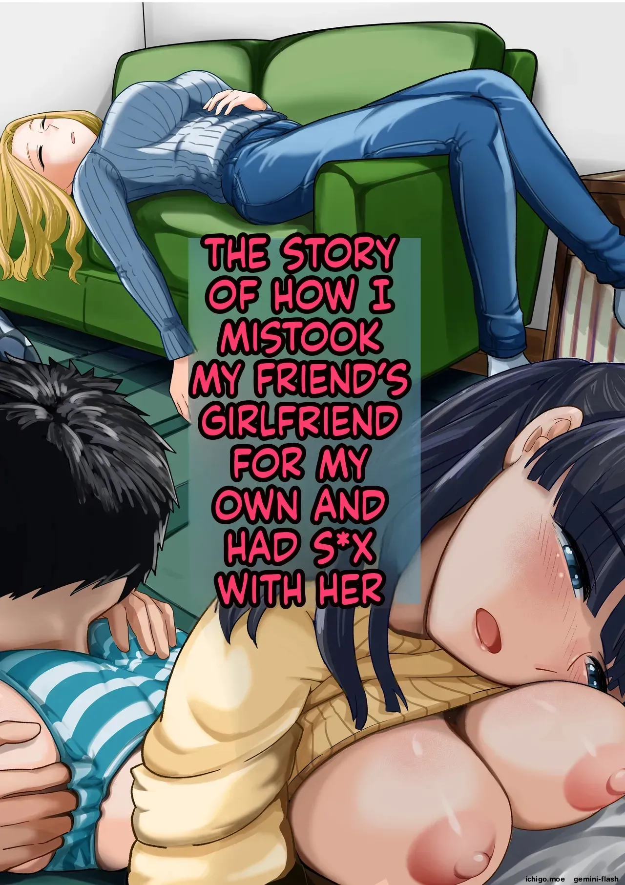 [Mauboumen] Jibun no Kanojo to Machigaete Tomodachi no Kanojo to Sex suru Hanashi 1 & 2 - Page 1