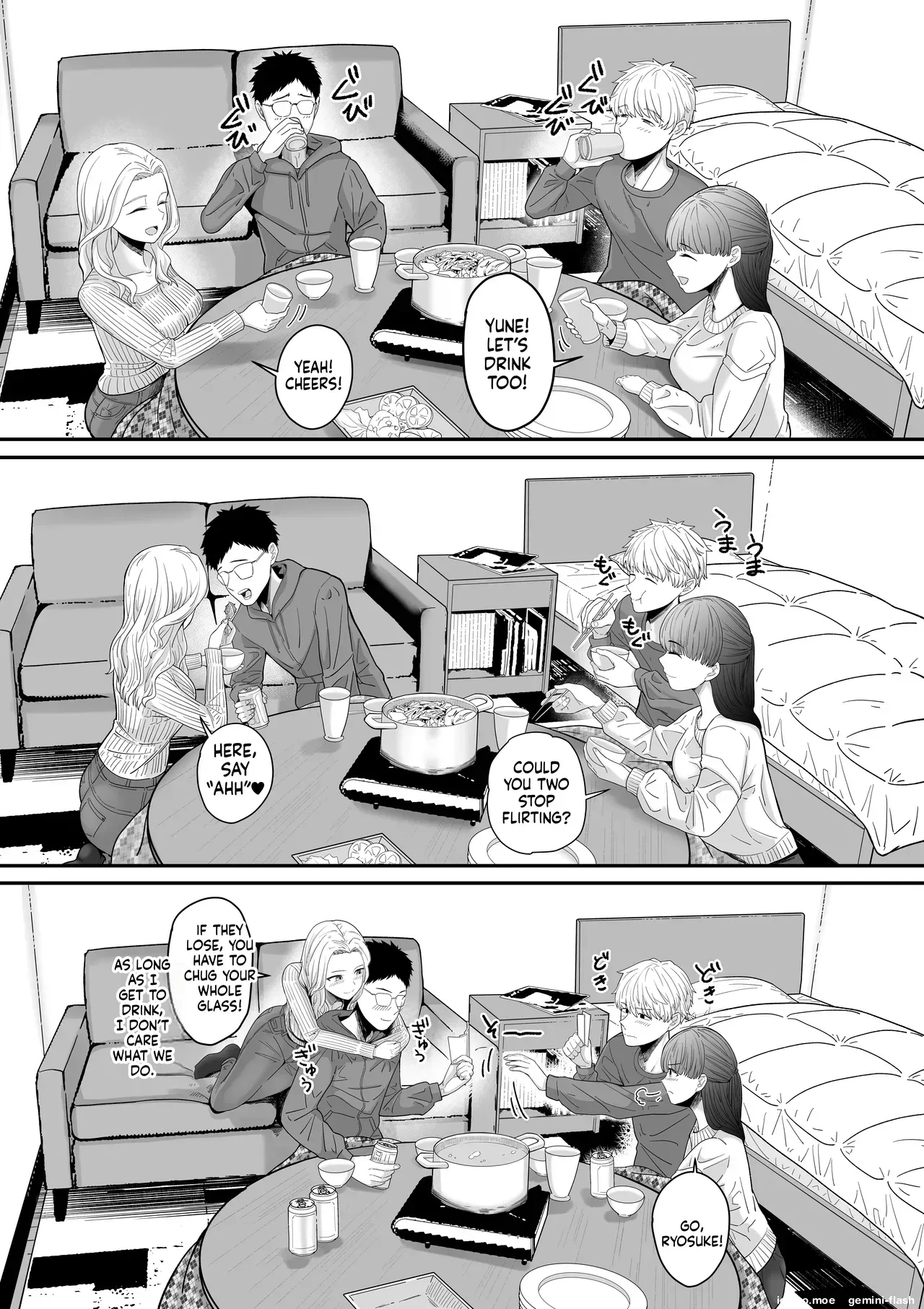 [Mauboumen] Jibun no Kanojo to Machigaete Tomodachi no Kanojo to Sex suru Hanashi 1 & 2 - Page 4