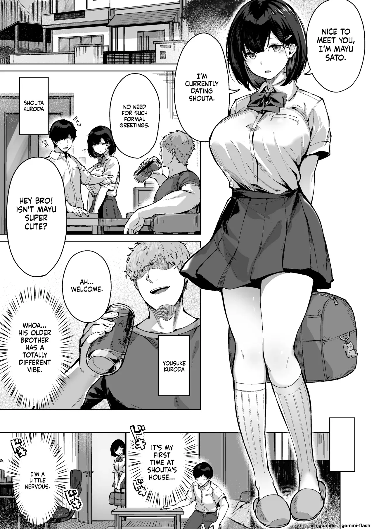 [Doushoku (Hinasaki Yo)] Lover Practice ~My Pure Girlfriend Is Stolen by My Big Brother~ [MTL] - Page 3