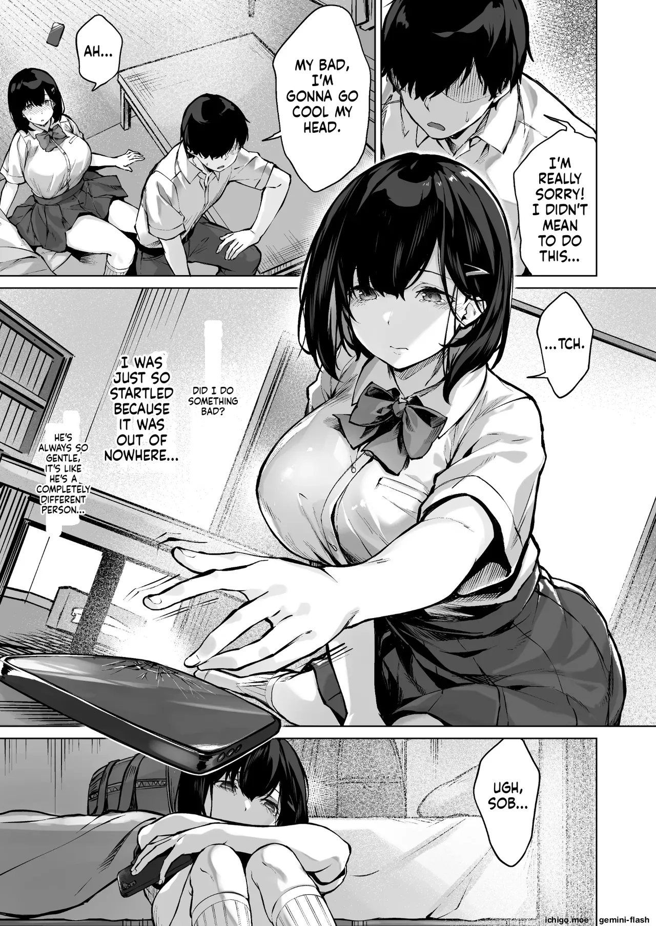 [Doushoku (Hinasaki Yo)] Lover Practice ~My Pure Girlfriend Is Stolen by My Big Brother~ [MTL] - Page 5