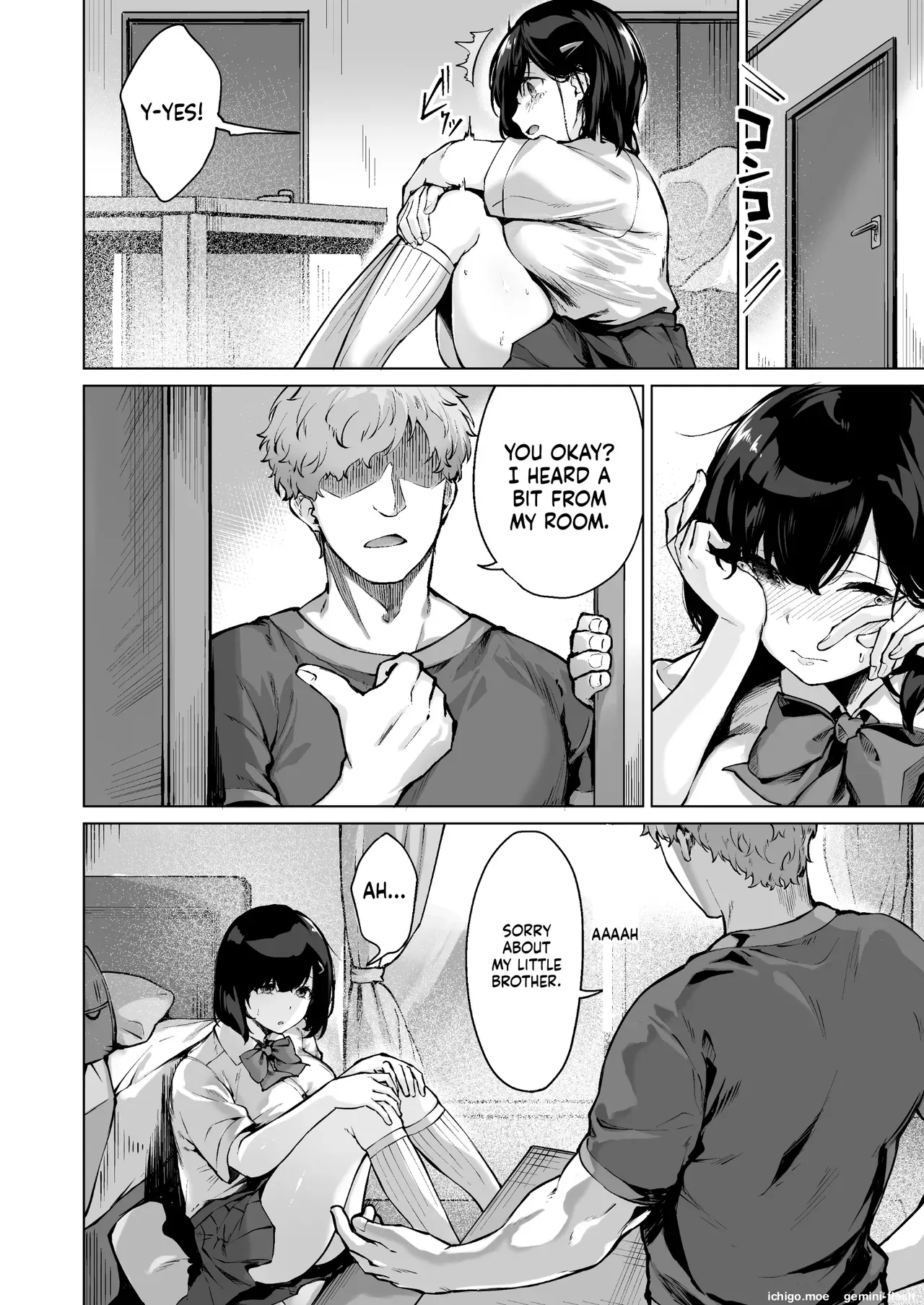 [Doushoku (Hinasaki Yo)] Lover Practice ~My Pure Girlfriend Is Stolen by My Big Brother~ [MTL] - Page 6