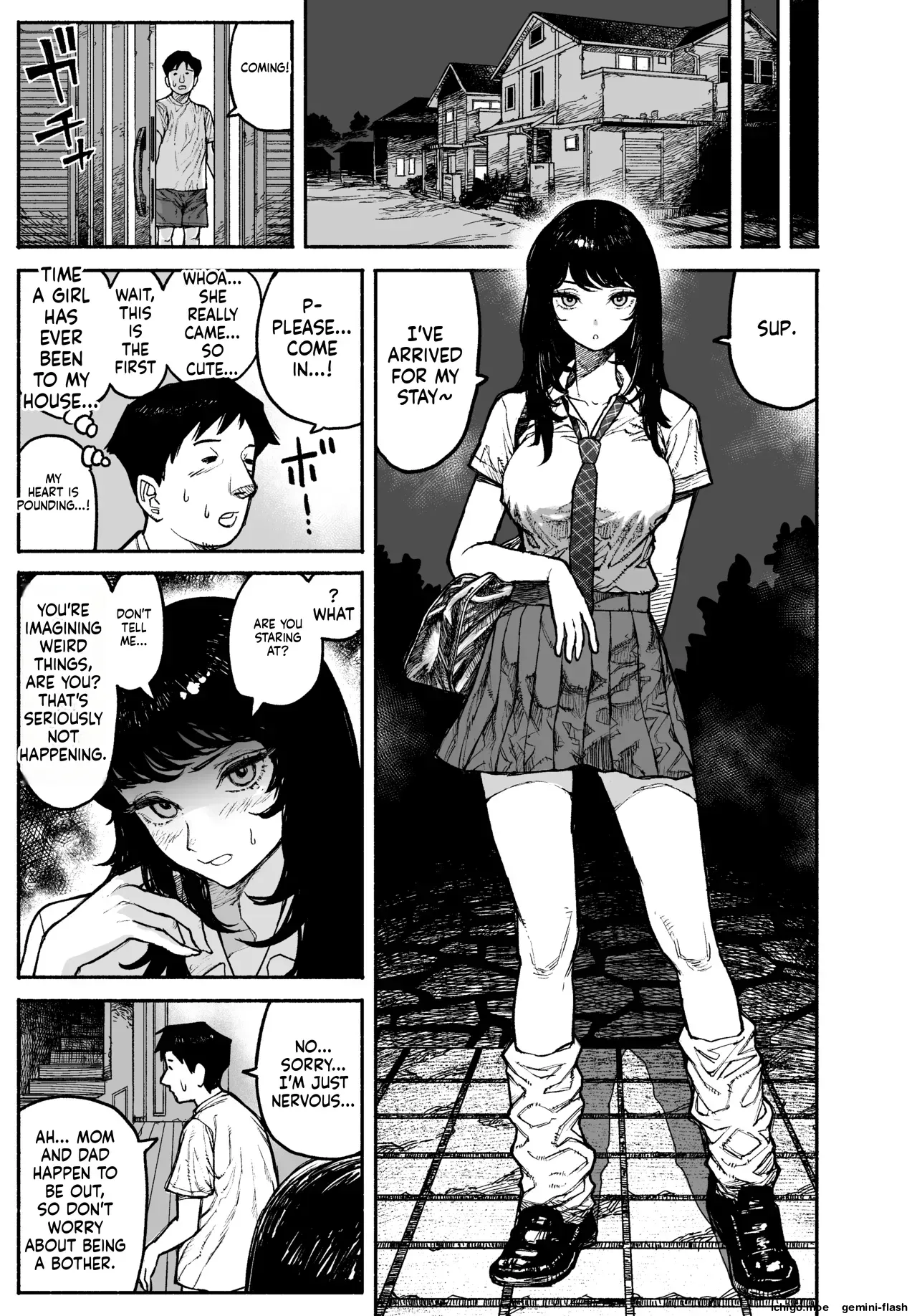 [Manten Do] Gyaru ga Tomari ni Kita node Nakadashi Hachi Sasete Moratta Hanashi. | A Gal Stayed Over, So I Got to Cum Inside Her. [English] [MTL] [Digital] - Page 7