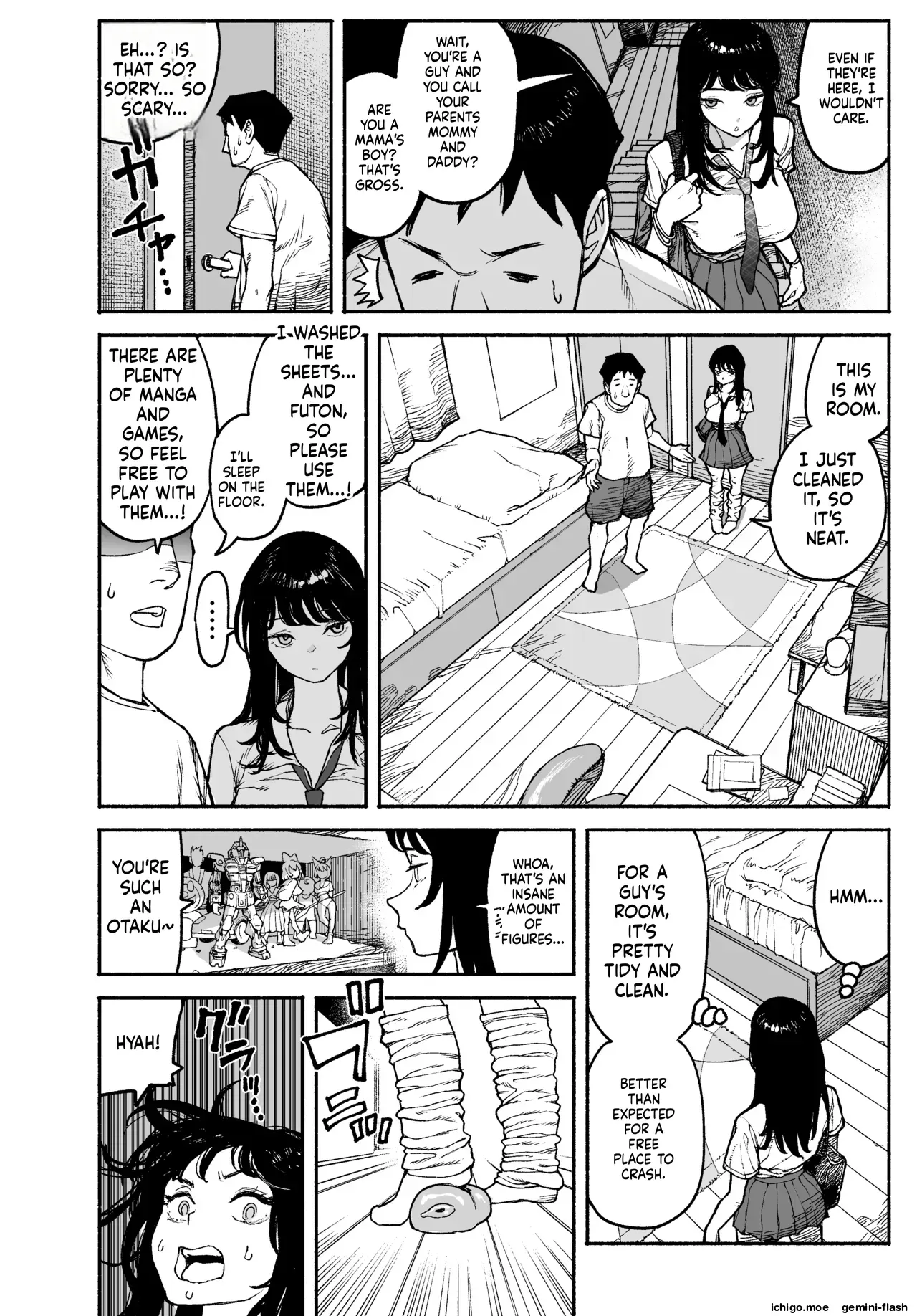 [Manten Do] Gyaru ga Tomari ni Kita node Nakadashi Hachi Sasete Moratta Hanashi. | A Gal Stayed Over, So I Got to Cum Inside Her. [English] [MTL] [Digital] - Page 8