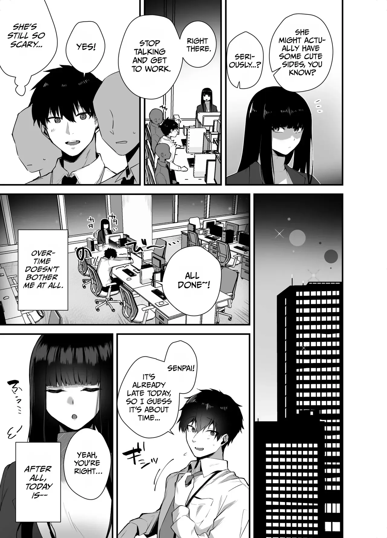 [Ebi Hoppe (Galvalume Kouhan)] Cool na Onna Joushi no Aishikata - Wakarebanashi o Shitara Love Hotel de Seieki o Shiboritorareta Hanashi - [English] [duaduapertujuh] - Page 5