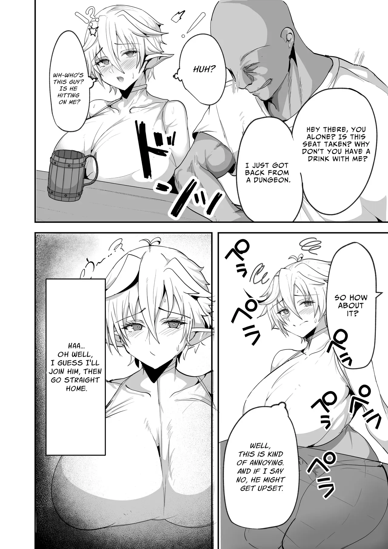 [Drill Sakiika (Namaman)] Dekapai Elf ga Ayatsurarete NTR Koubi Sareru Hon | The Story Of A Big-Titty Elf That's Manipulated Into Having NTR Sex [English] [JIGECCHI] [Digital] - Page 8