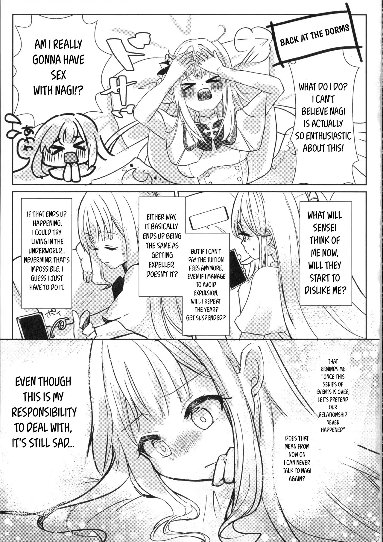 (Sensei no Archive 14) [Suzukuraya (Sasakura Mayu)] Osananajimi to Koisuru Tamago - Which Came First, the Egg or Love (Blue Archive)[Prism Translates] - Page 8