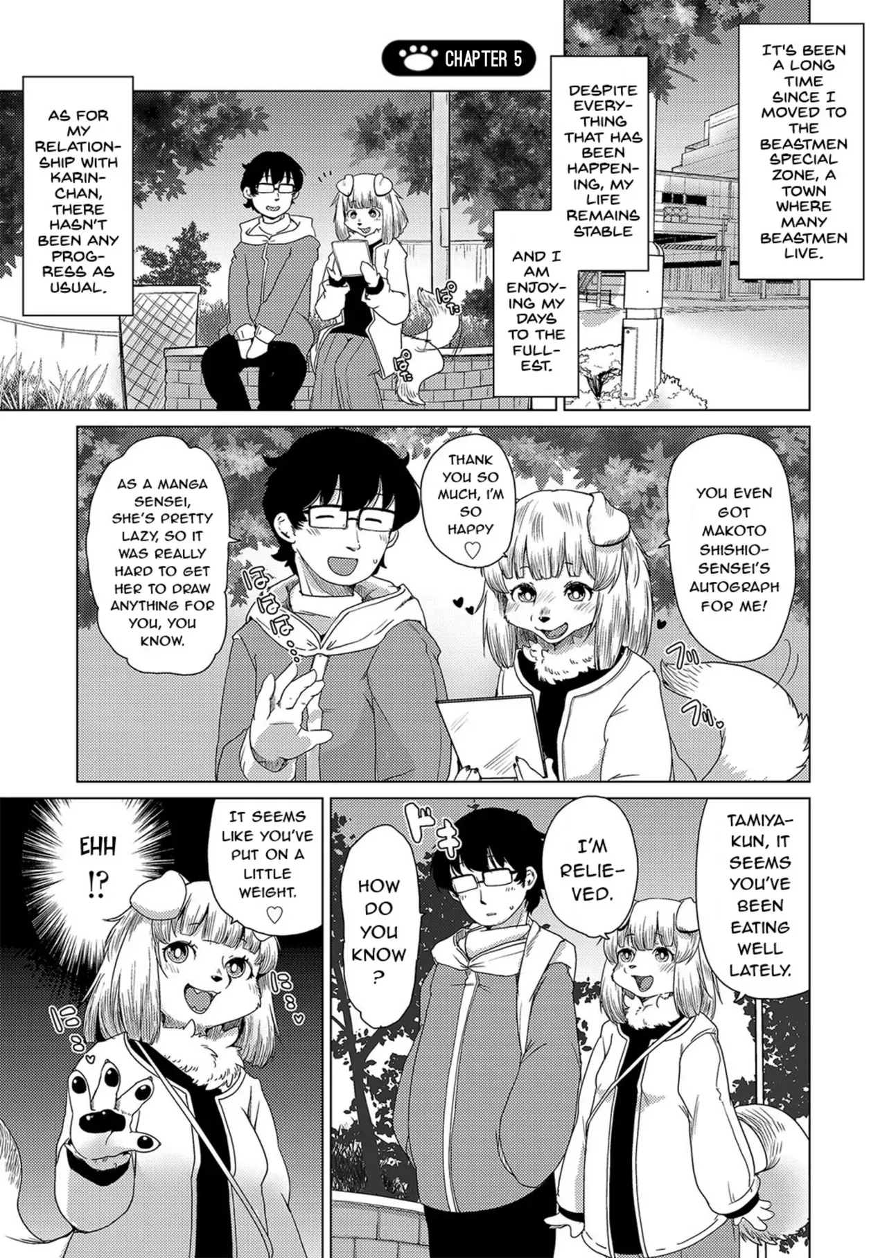 [Setouchi Kurage] Juujin Apart Tokoharusou e Youkoso! | Welcome to the Tokoharu Beastfolk Apartment! (Ch. 5) [English] [Decensored] [Horny-_-TnT] - Page 3
