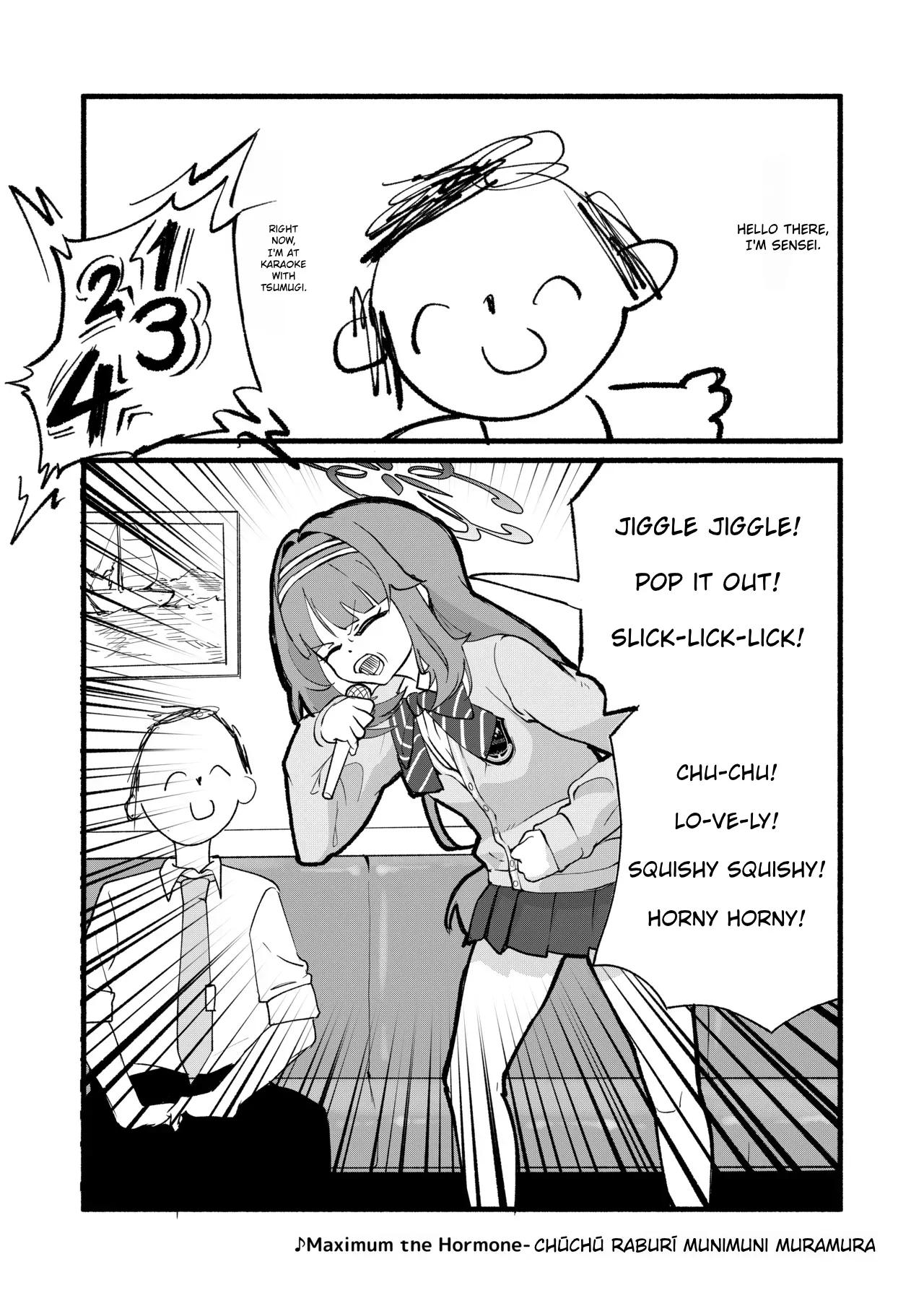 [DoDo (Hentai Shinshi DT)] Art is an explosion and 〇〇〇  | Geijutsu wa Bakuhatsu to 〇〇〇  (Blue Archive) [Digital] [English] [I Want to Sniff My Students Scans] - Page 2