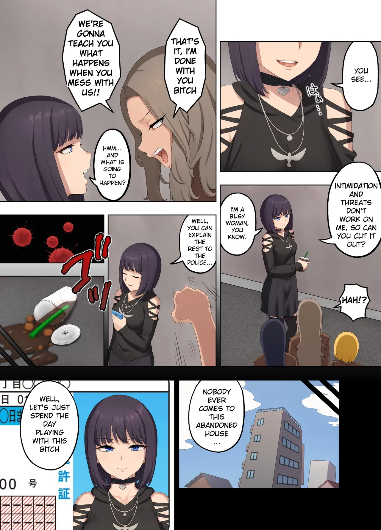 [Takahashi] Yotsuba Rinzen to Buzama no Kousaten ~Furyou Gal ni Chingei o Shikomare, Songen o Ushinau Cool Joshidaisei~ [English] - Page 4
