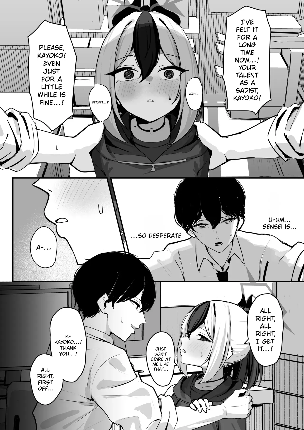 [NikomiC Ramen (Nichijou)] Kayoko ga S ni Ochiru Made - Until Kayoko falls into S. (Blue Archive) [English] [Cute Girls Don't Poop Scans] [Digital] - Page 5