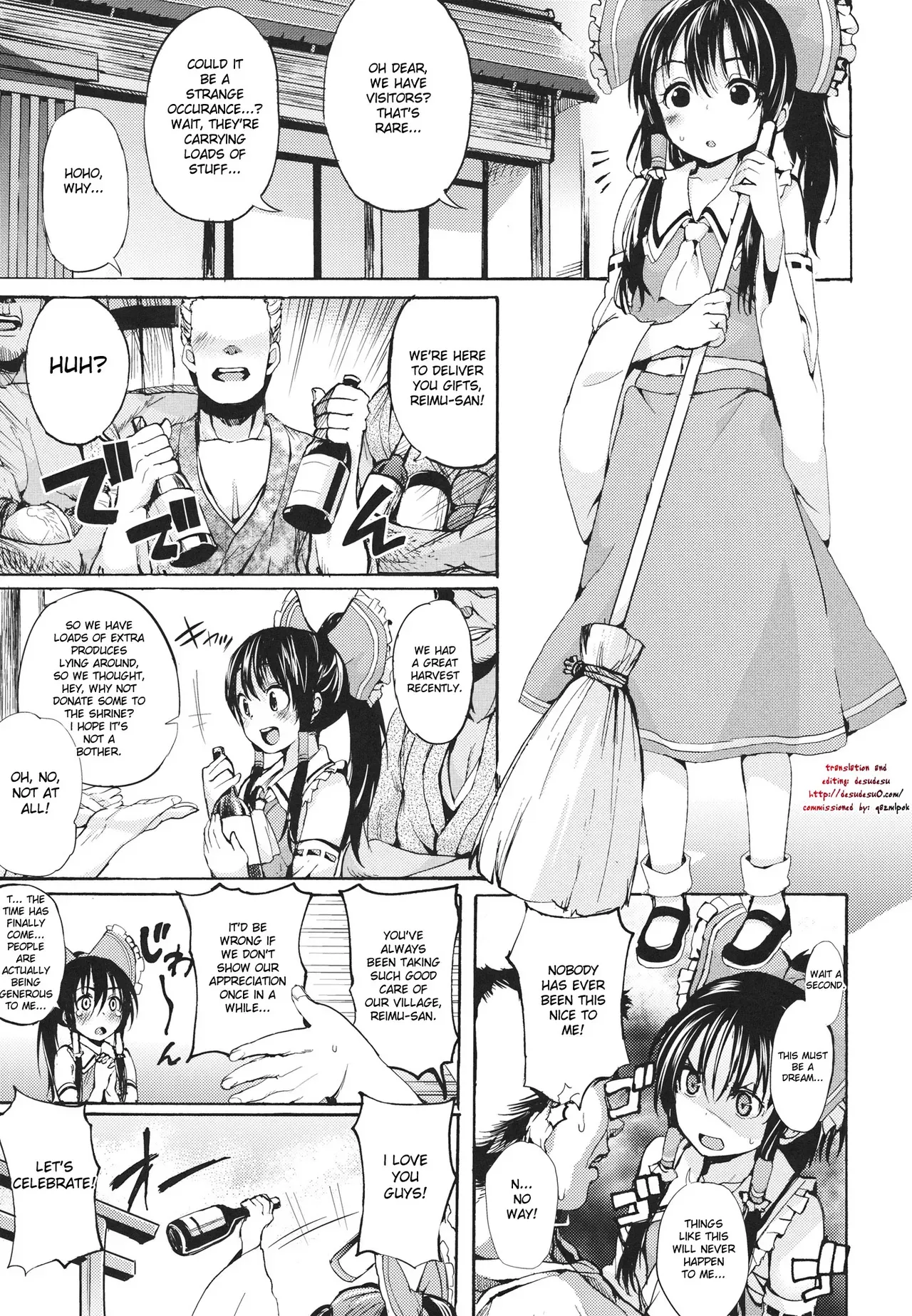 (C80) [Satellites (Satetsu)] Rakuen no Inmu | Lewd Dream of Paradise (Touhou Project) [English] [desudesu] - Page 4