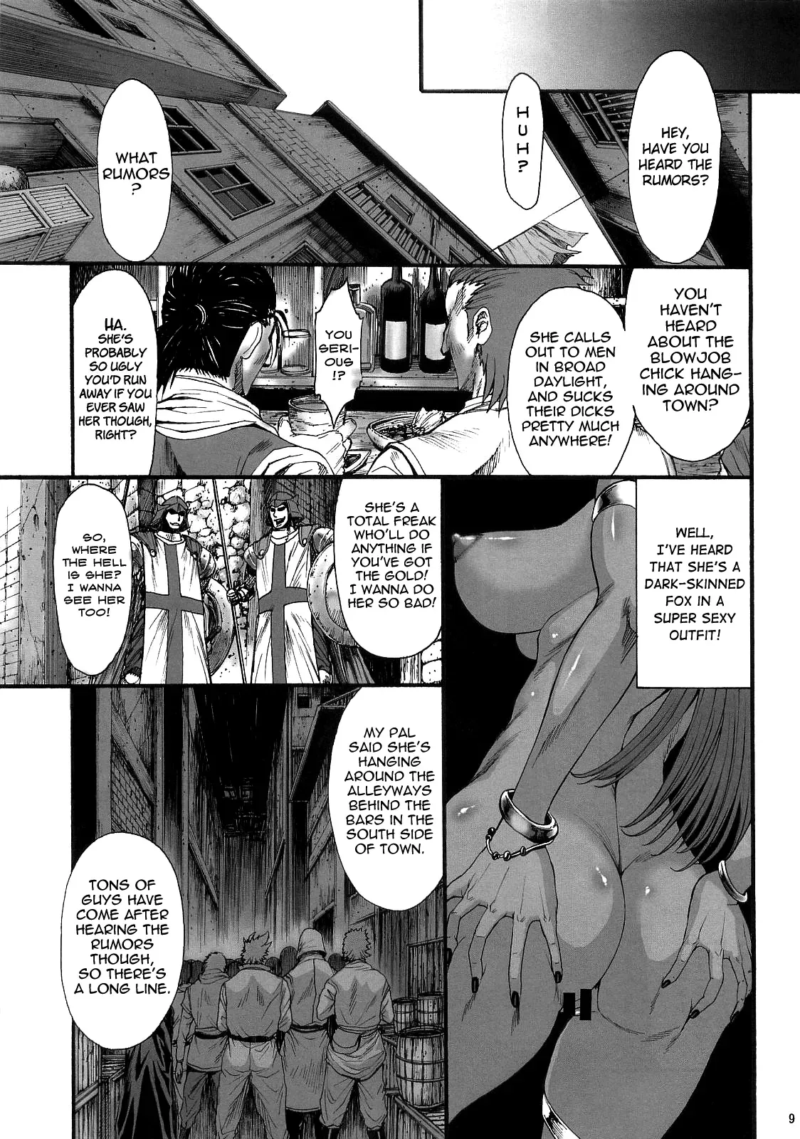 (COMIC1☆5) [Ozashiki (Sunagawa Tara)] Haruuri Maihime Injuu 2 | Prostitute Dancing Princess - Sex Beast 2 (Dragon Quest IV) [English] [Chocolate] - Page 8