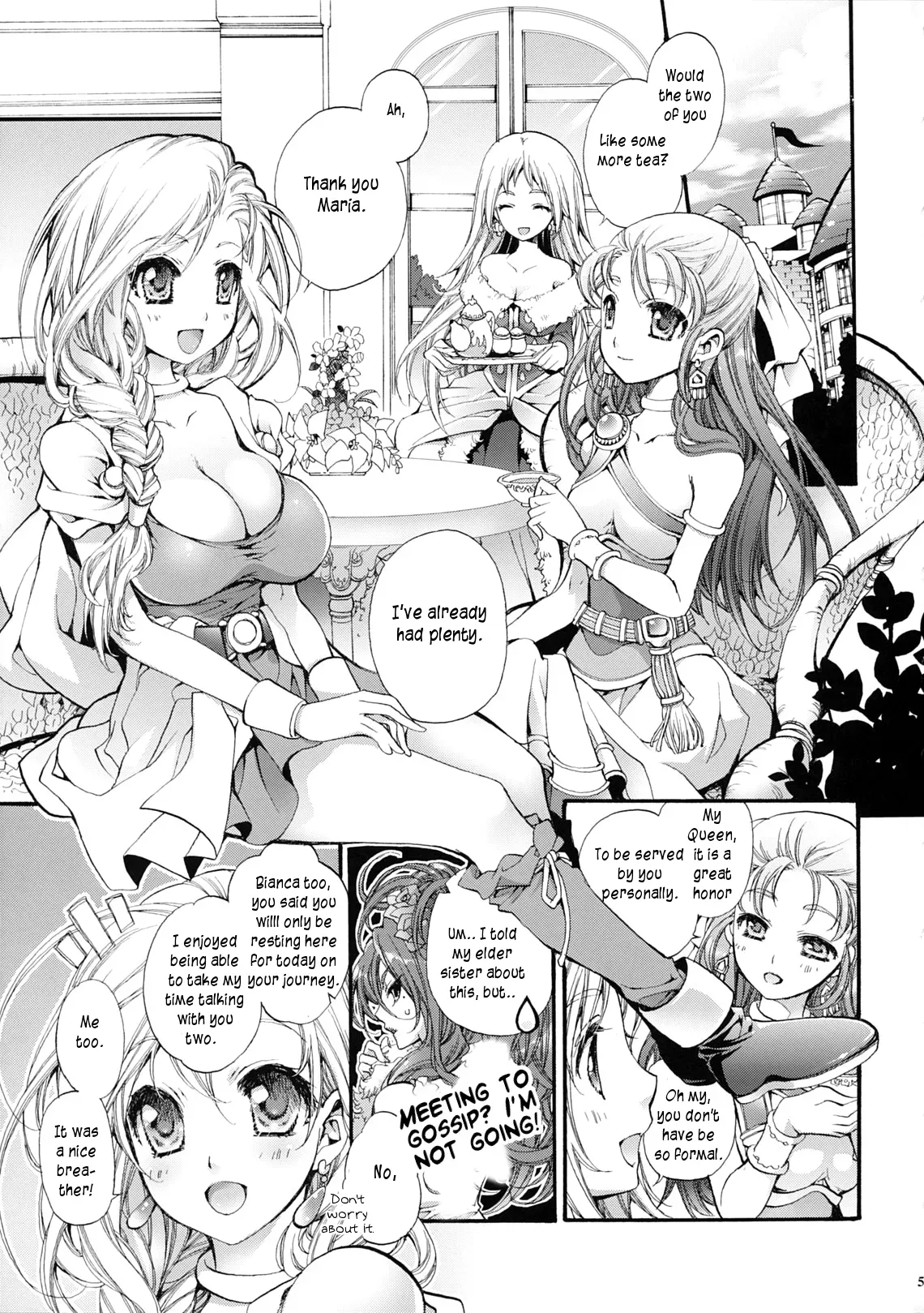 (COMIC1☆3) [Cotojikan (Cotoji)] Hitomi no Naka no Sora | The Sky In Your Eyes (Dragon Quest V) [English] [rookie84] - Page 4