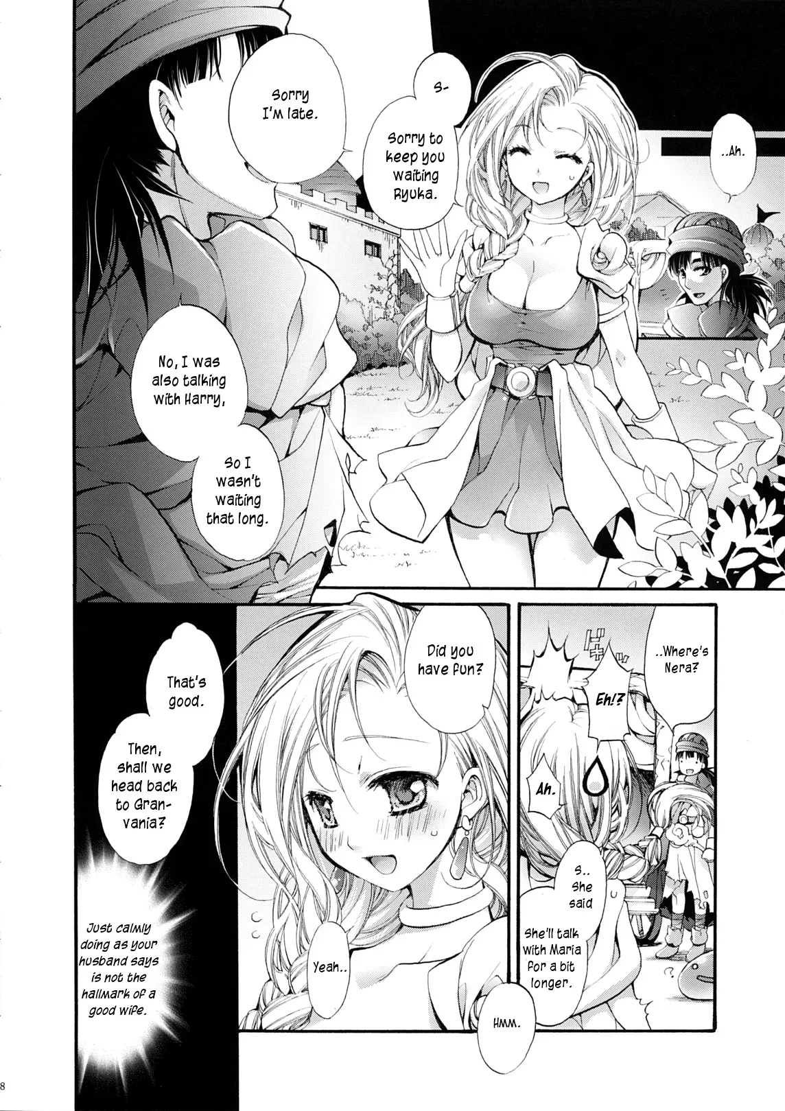 (COMIC1☆3) [Cotojikan (Cotoji)] Hitomi no Naka no Sora | The Sky In Your Eyes (Dragon Quest V) [English] [rookie84] - Page 7