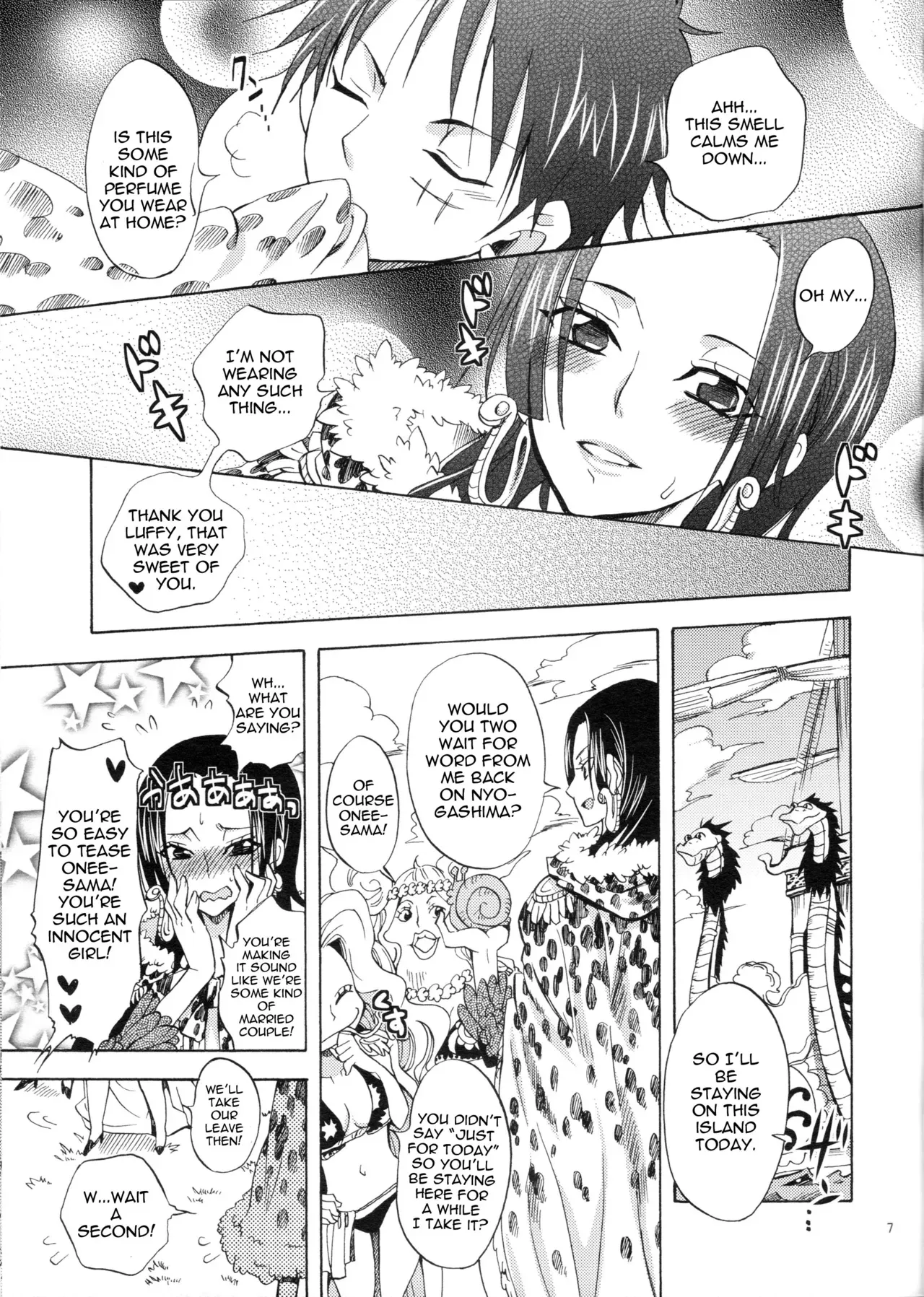 (C79) [Kurione-sha (YU-RI)] Honnou | Instincts (ONE PIECE) [English] [Yuribou] - Page 6
