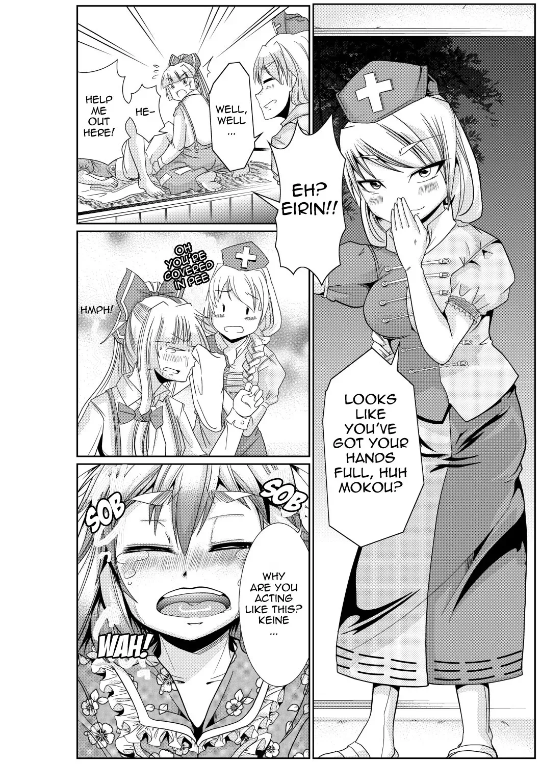 [Team Harenchi (Goya)] Eirin no Kimagure Karte ~Kamishirasawa Keine Omutsu Choukyou~ vol.3 (Touhou Project) [English] {yalmetc} - Page 5