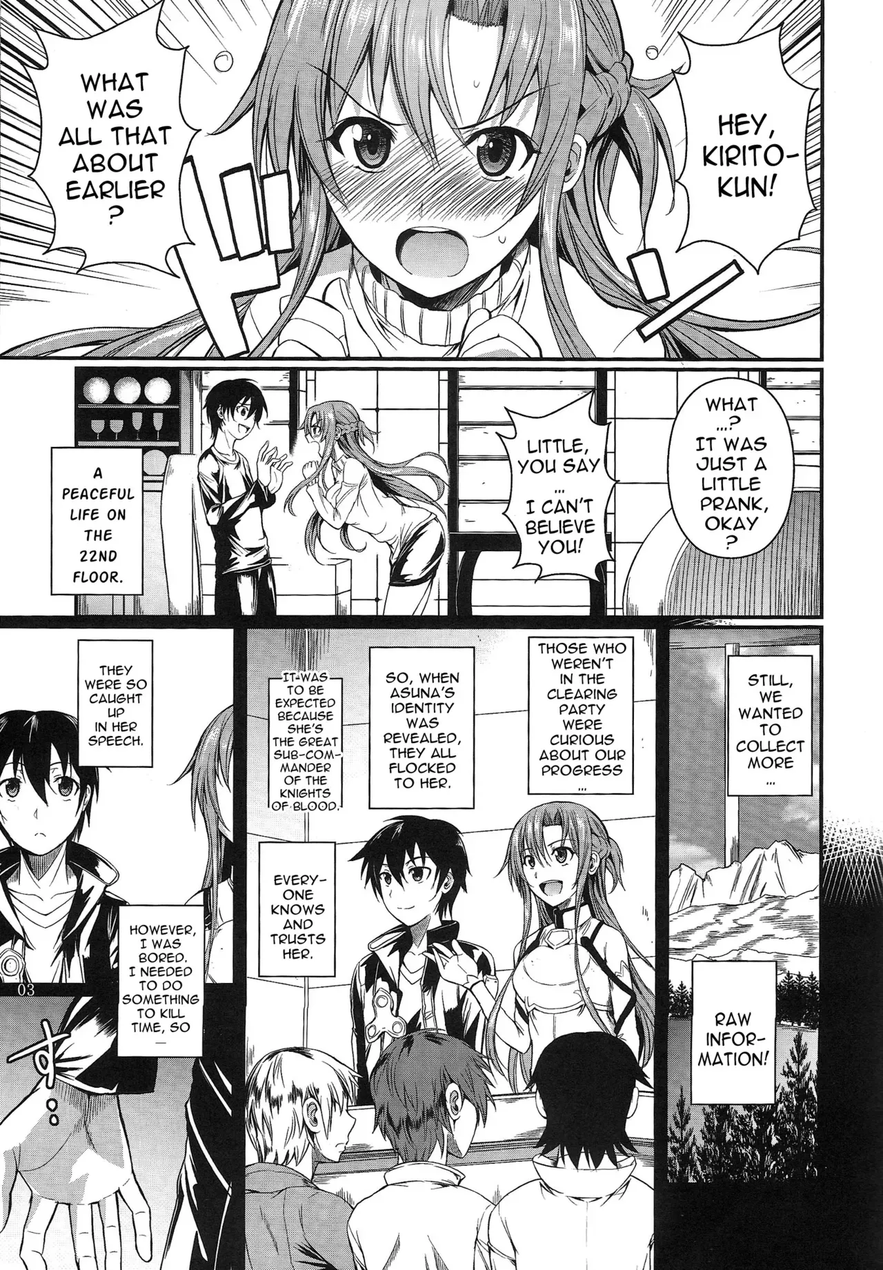 (C83) [Shoot The Moon (Fuetakishi)] Shinkon Fuyuu-jou | Honeymoon on a Floating Castle (Sword Art Online) [English] {doujin-moe.us} - Page 3