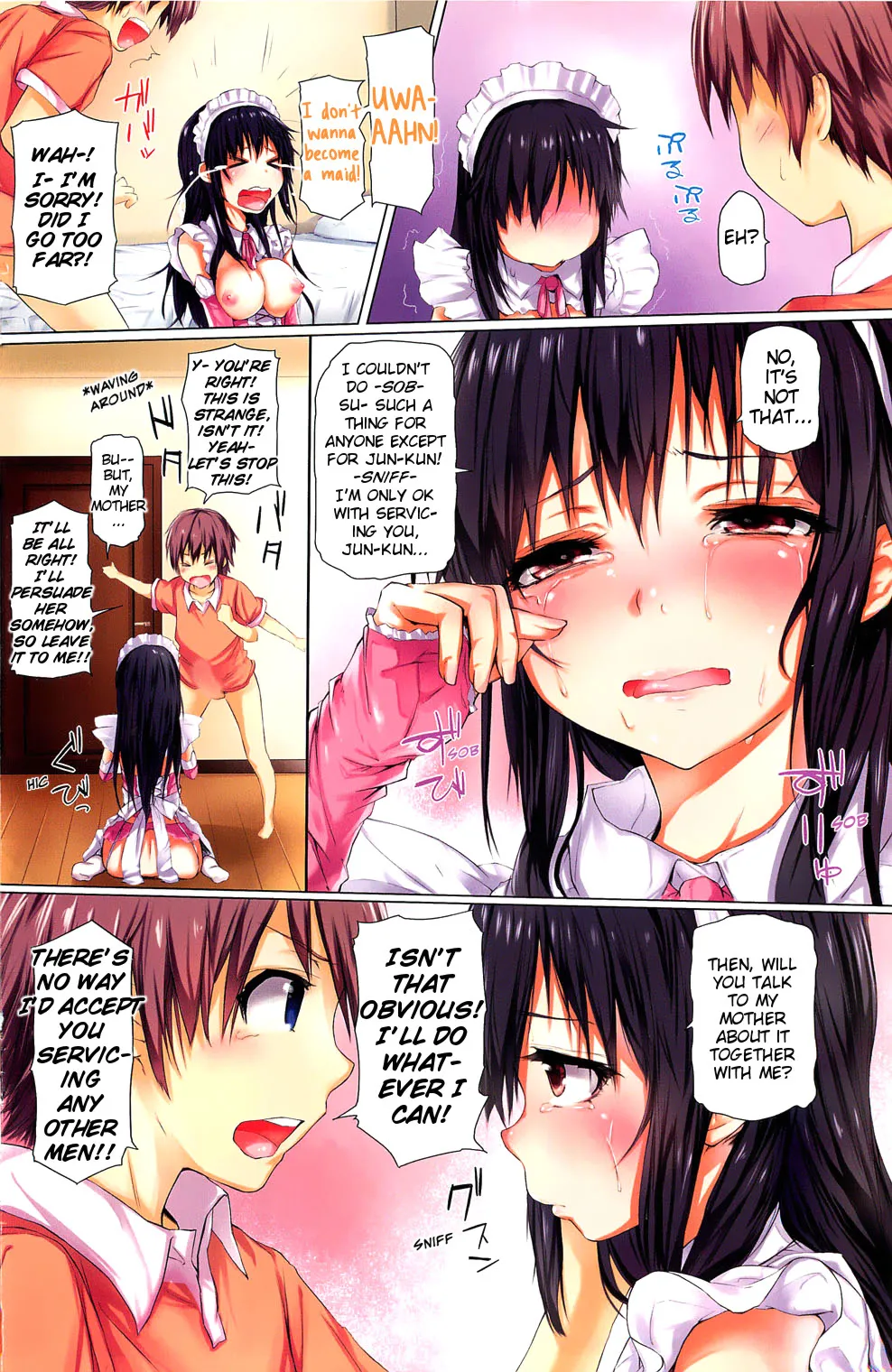 [Kiriyama] Gohoushi Maid | Service Maid (COMIC HOTMiLK 2012-04) [English] [MumeiTL] - Page 4
