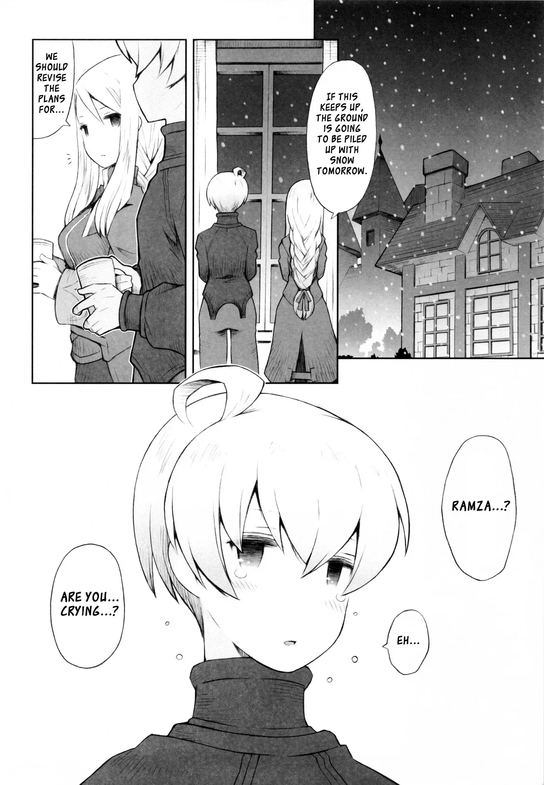 (CCOsaka87) [B.BRS. (B.tarou)] Yukiya Gatari | A Winter Night's Story (Final Fantasy Tactics) [English] [XCX Scans] - Page 4