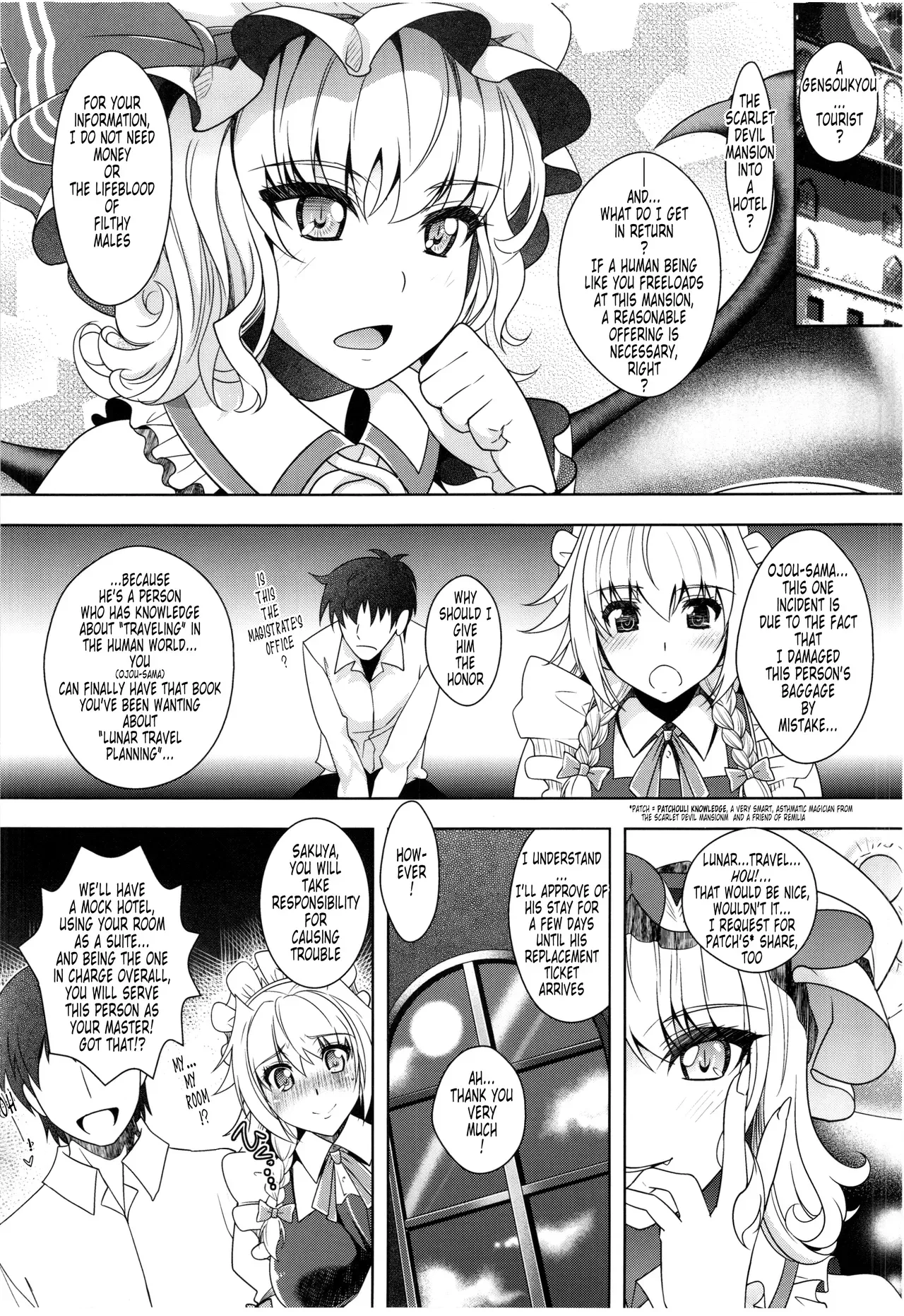 (C83) [Unique (Rakujin)] Sakuya mo Sakuya to Suite de! (Touhou Project) [English] [Tonigobe] - Page 5