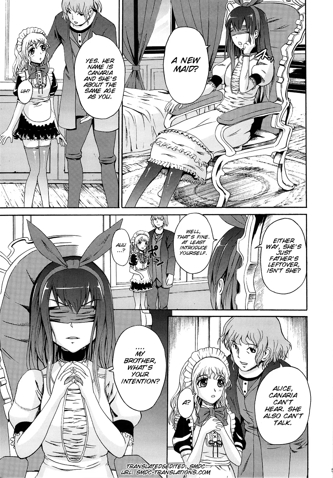 (C74) [Zetsubou Shiromuji (Shousan Bouzu)] Muon Kurayami ~Saezu [English] [SMDC] - Page 5
