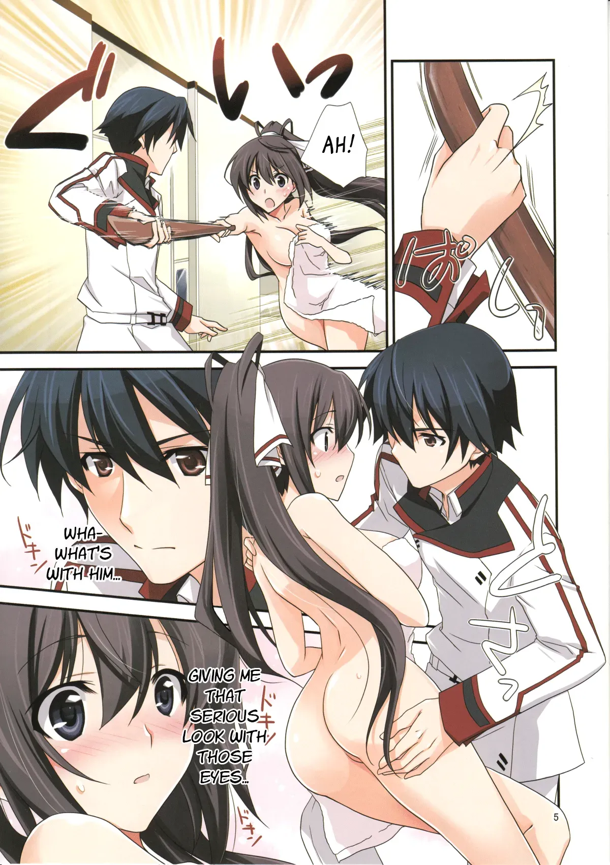 (C84) [Chagashi Saiban (Yamabuki Mook)] Burst Up! Infinite Stratos FAN BOOK (Infinite Stratos) [English] [Life4Kaoru] - Page 5