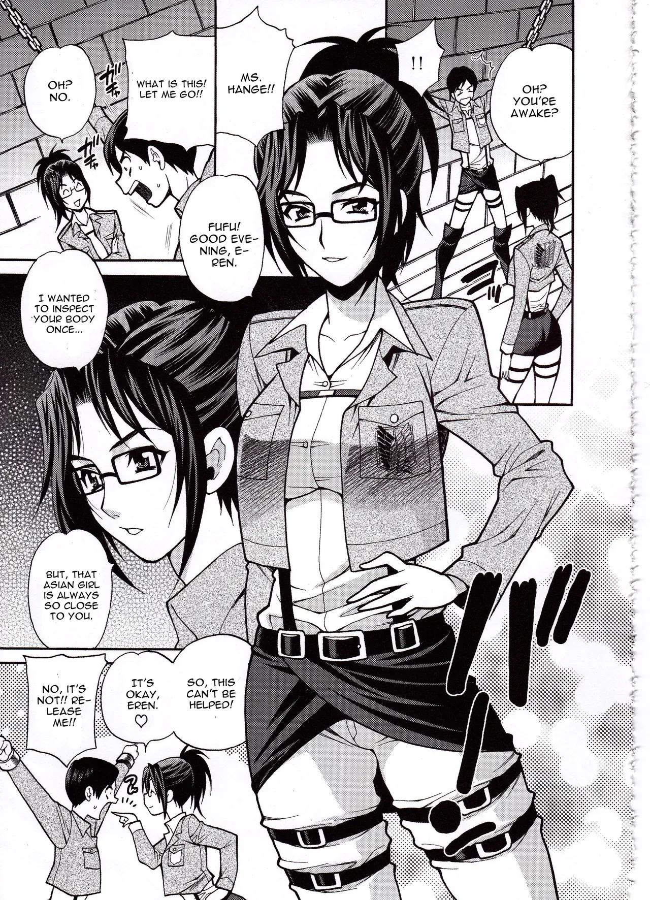 (C84) [Kacchuu Musume (Yukiyanagi)] Shingeki no Kenkyuu | Attack on Research (Shingeki no Megami) (Shingeki no Kyojin) [English] [CGRascal] - Page 3