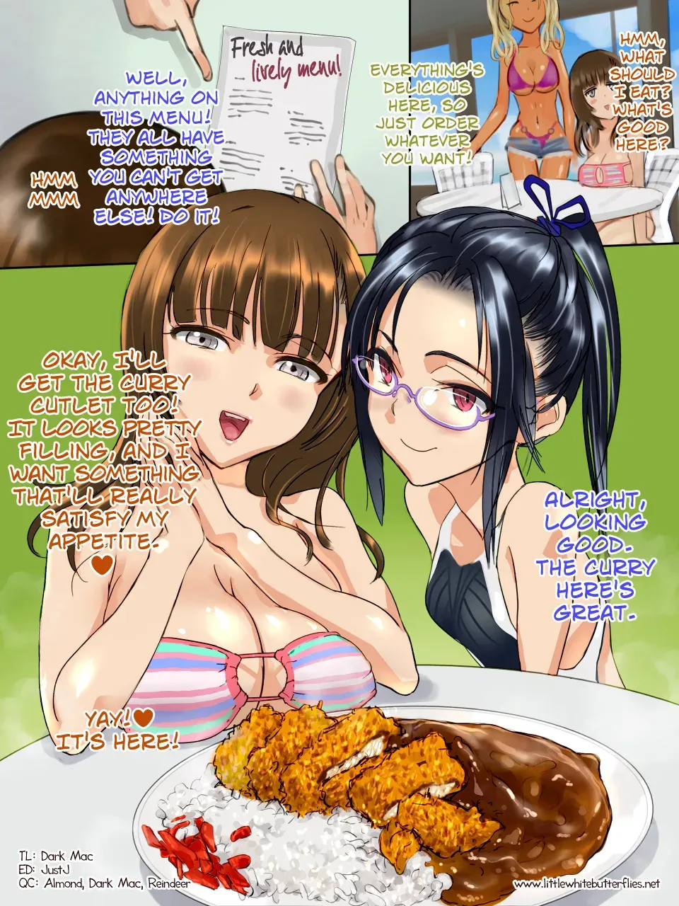 [Chitei no Nikuya] Umi no Ie de ShokuSe. | Eating Semen at the Beach House [English] =LWB= - Page 3