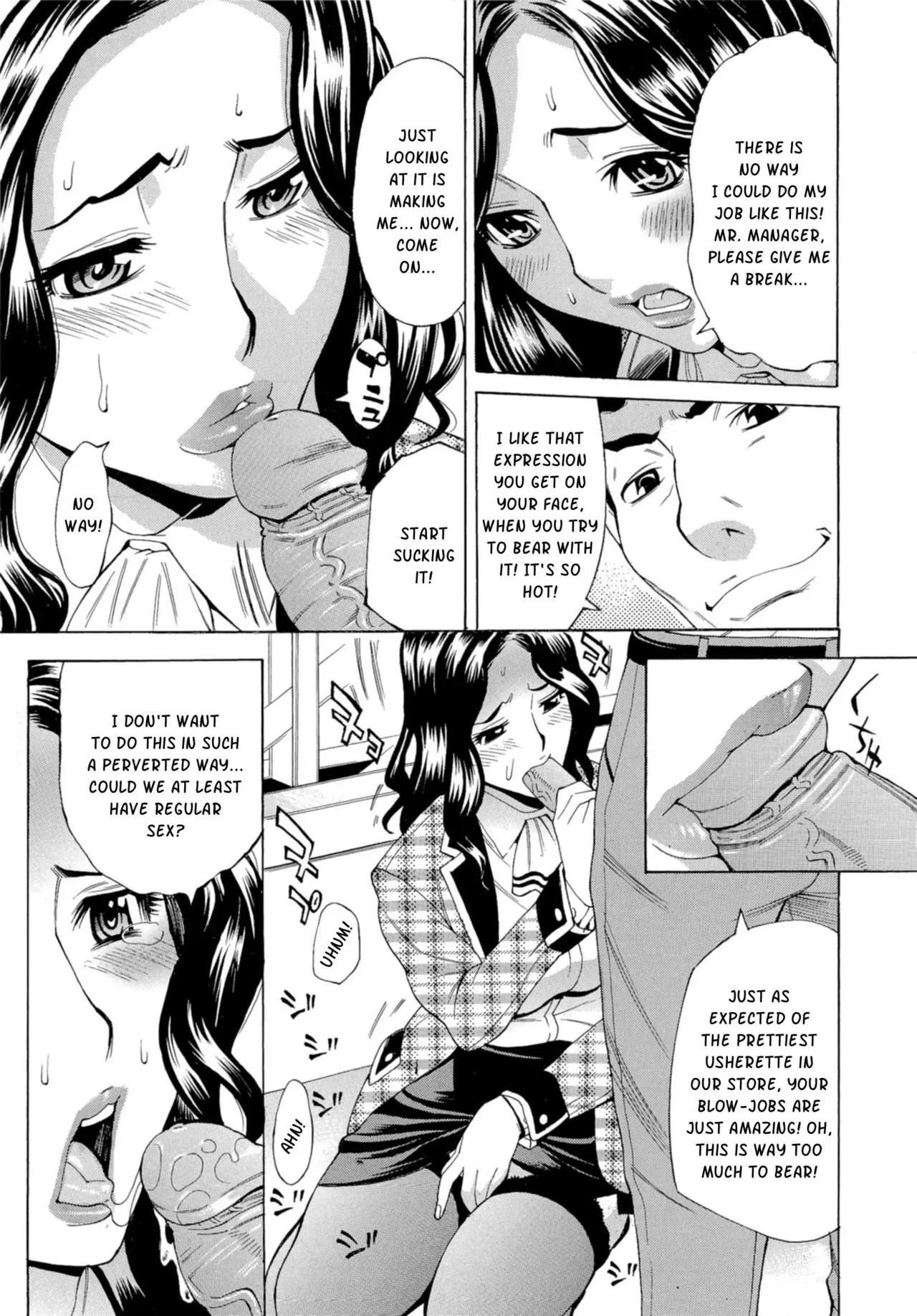 [Makibe Kataru] Inran Seifuku Hame Nikki [English] [Kusanyagi] - Page 8