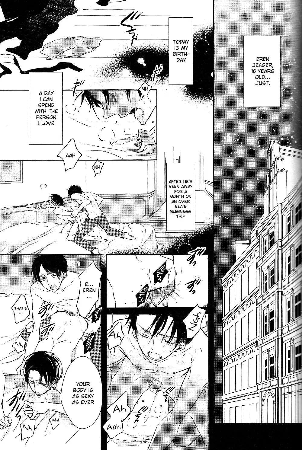 (SPARK8) [Fuukatei (Yazaki Ryoo)] Binbou Levi to Bonbon Eren (Shingeki no Kyojin) [English] [Moy Moe Scans] - Page 4