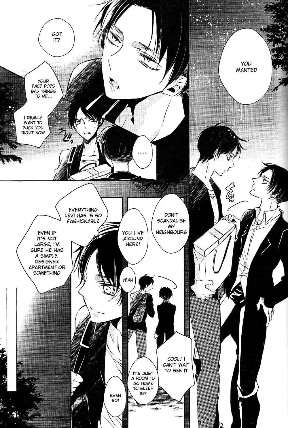 (SPARK8) [Fuukatei (Yazaki Ryoo)] Binbou Levi to Bonbon Eren (Shingeki no Kyojin) [English] [Moy Moe Scans] - Page 8