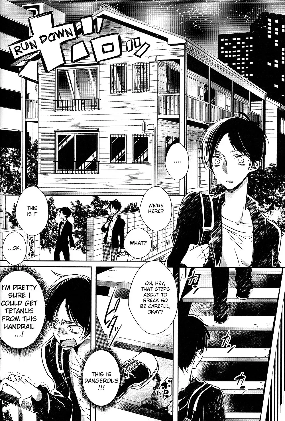 (SPARK8) [Fuukatei (Yazaki Ryoo)] Binbou Levi to Bonbon Eren (Shingeki no Kyojin) [English] [Moy Moe Scans] - Page 9