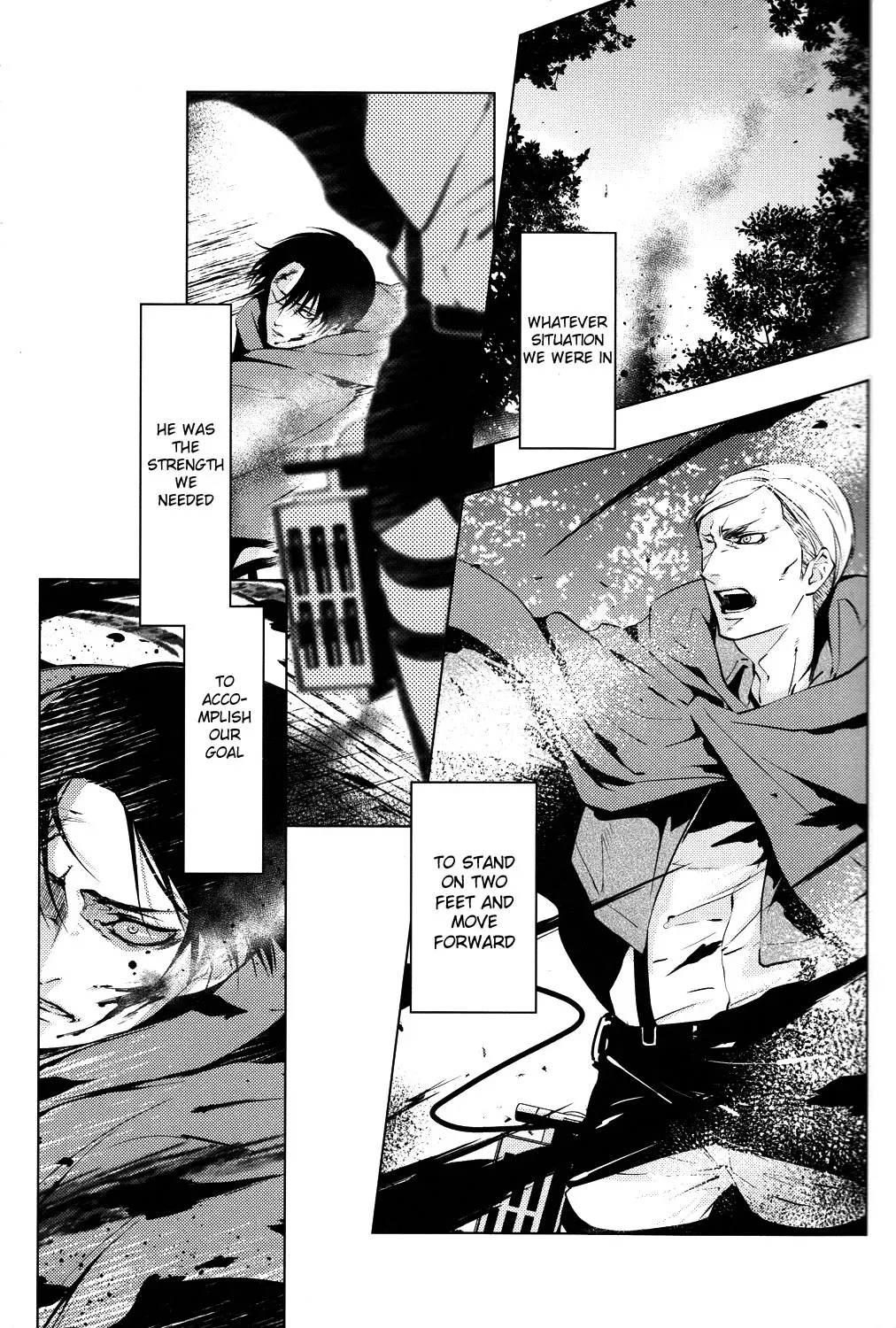 (C85) [#16, skull9, YABUKARA (Higa Yakkyoku, Okamoto K SoKiyoshi, Mizuta)] GETTING CLOSER Vol.02 (Shingeki no Kyojin) [English] [May Moe Scans] - Page 10