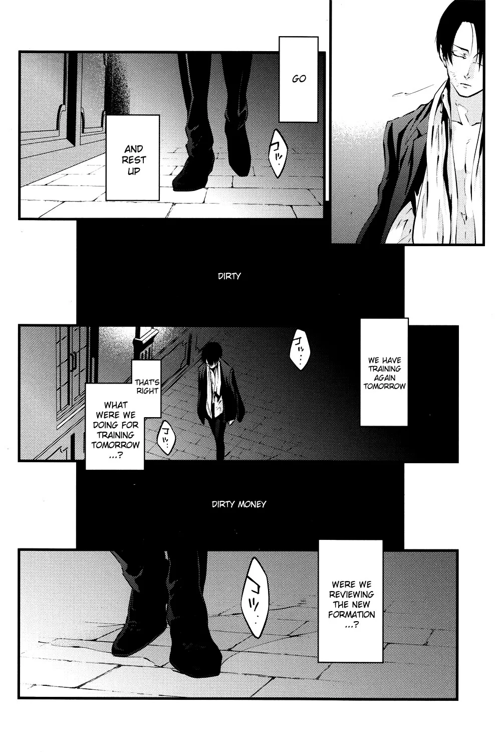 (C85) [#16, skull9, YABUKARA (Higa Yakkyoku, Okamoto K SoKiyoshi, Mizuta)] GETTING CLOSER Vol.02 (Shingeki no Kyojin) [English] [May Moe Scans] - Page 7