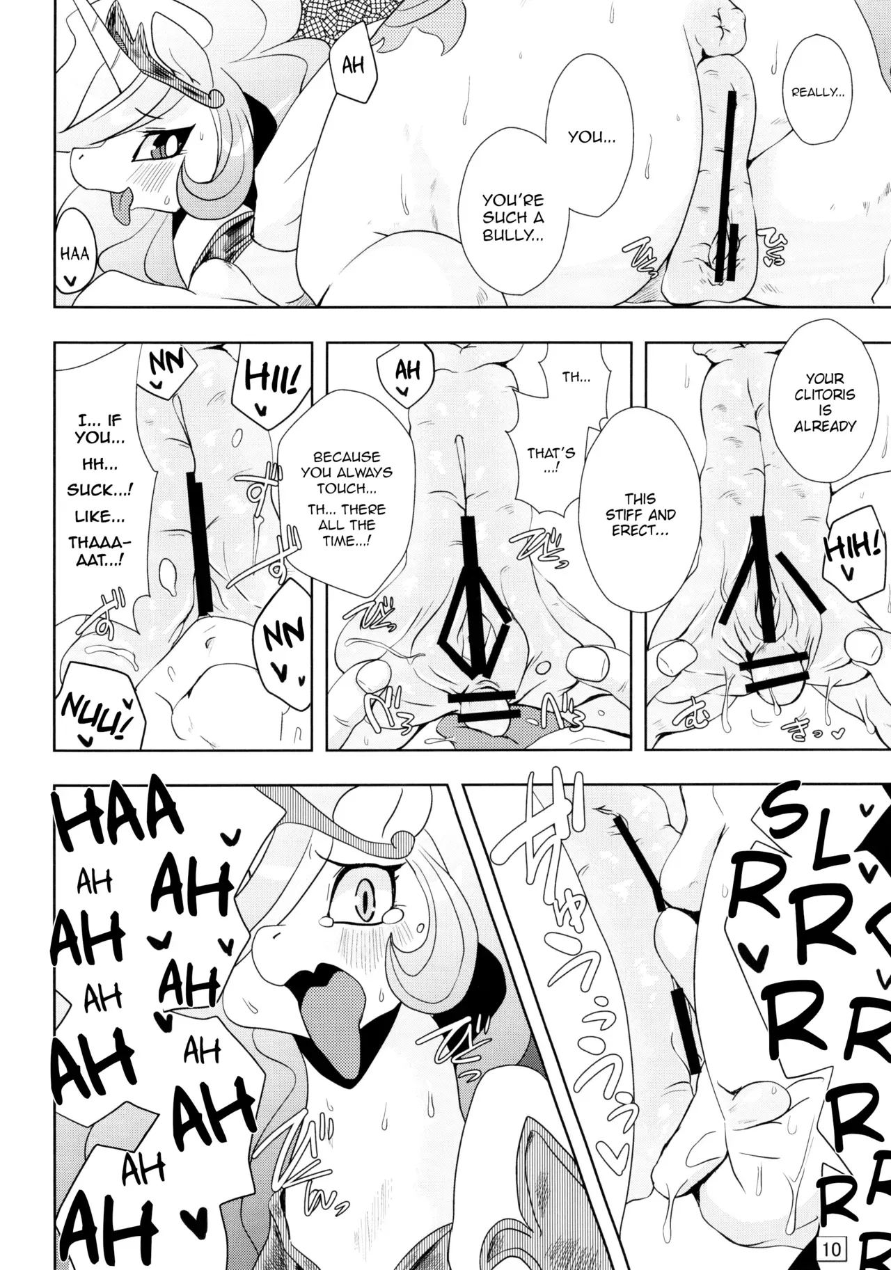 (Kansai! Kemoket 2) [Ortensia (Shinobe)] Royal mesu uma ga konna kotoni (My Little Pony Friendship is Magic) [English] =LWB= - Page 10