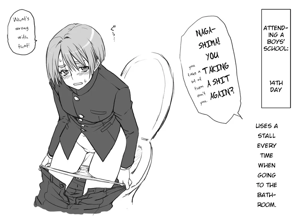 [Eroe] Gakuran Danso Musume no Gakusei Seikatsu | Student Life of a Girl Disguised as a Gakuran Wearing Boy [English] - Page 4