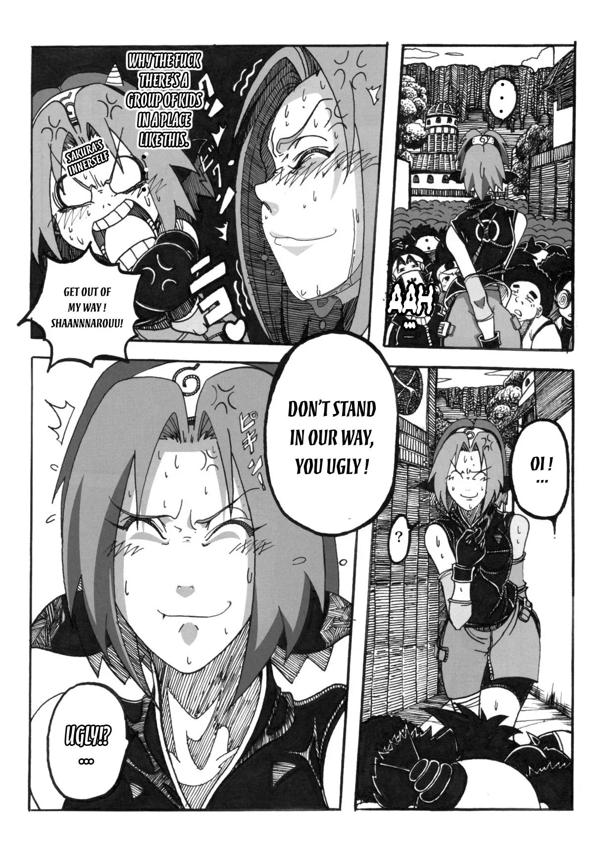 (C83) [Don! Don! Don! (Kazuya)] Sakura Ranbu Den! 2 (Naruto) [English] [Laruffii] - Page 4
