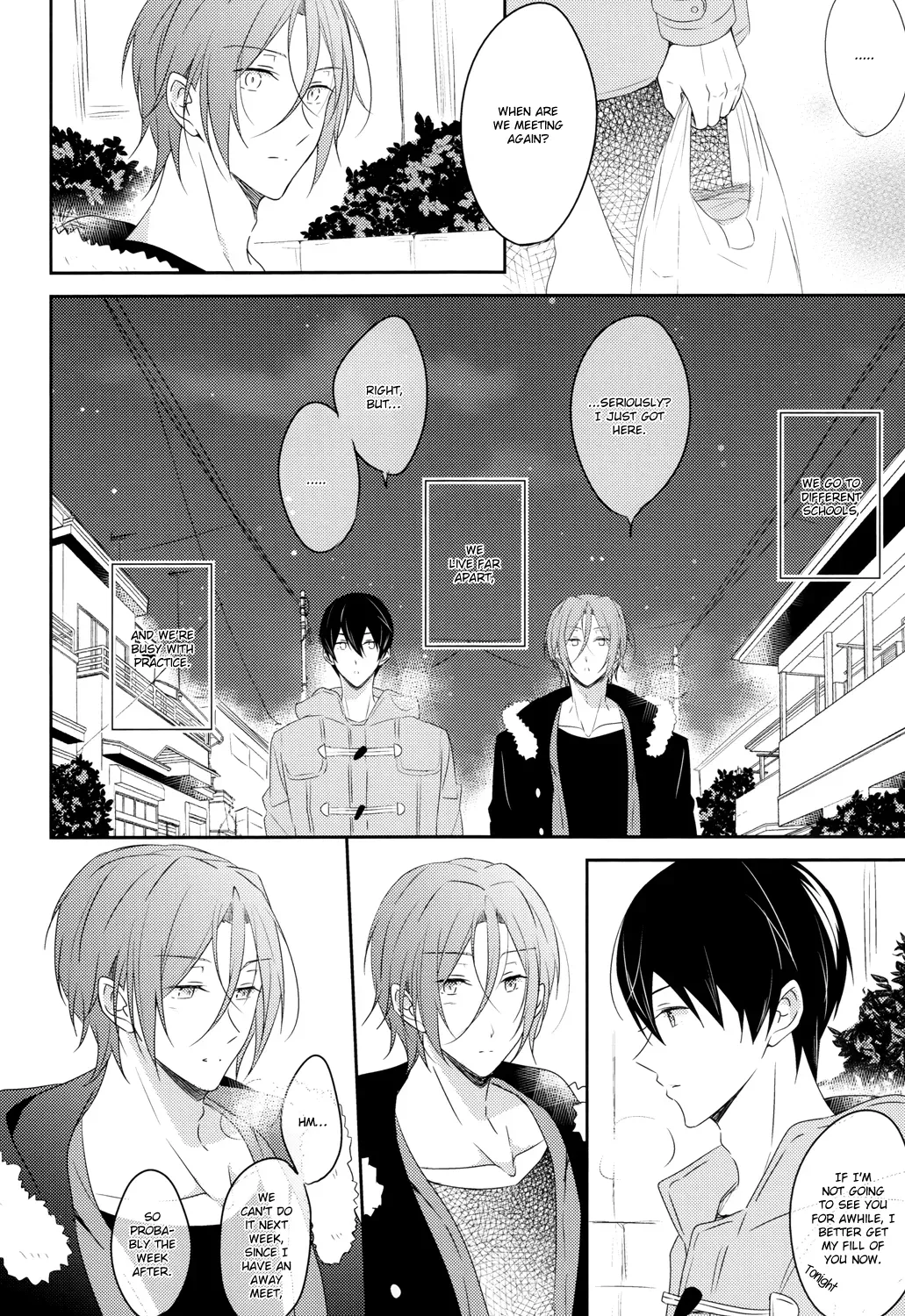 (CCOsaka97) [Gummy! (Iincho)] Ichibyou Demo Nagaku (Free!) [English] [Baka Dumb Aho Scans] - Page 4