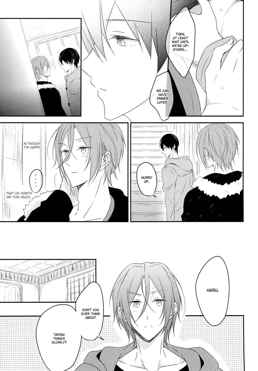 (CCOsaka97) [Gummy! (Iincho)] Ichibyou Demo Nagaku (Free!) [English] [Baka Dumb Aho Scans] - Page 9