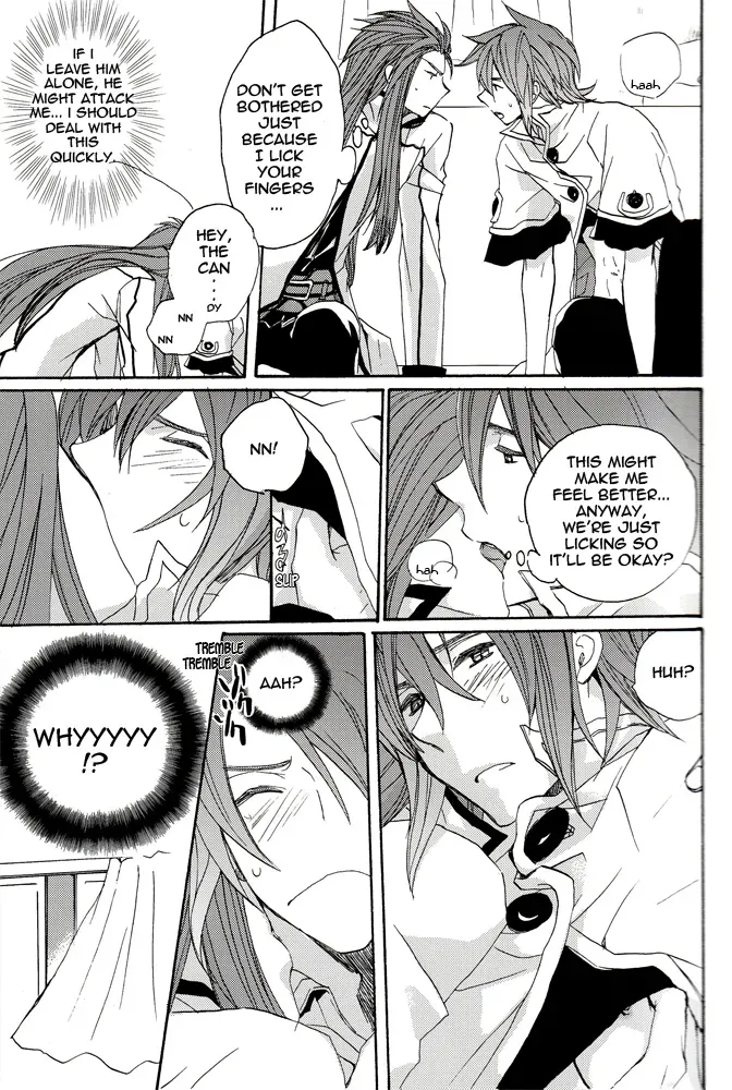 [Funyamafu (Sakazuki Ran)] Basha no Naka. | In the Cab (Tales of the Abyss) [English] [AMASEI] - Page 6