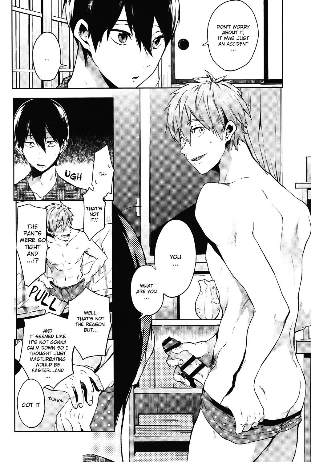 (Renai Shachuation) [American ☆ Rock (Kotarou)] Haru no Pantsu (Free!) [English] [ebil_trio] - Page 9