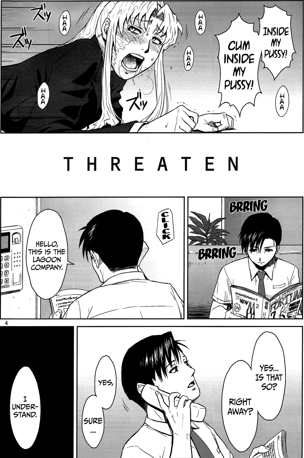 (C86) [Azasuke Wind (AZASUKE)] THREATEN (Black Lagoon) [English] =TV= - Page 3