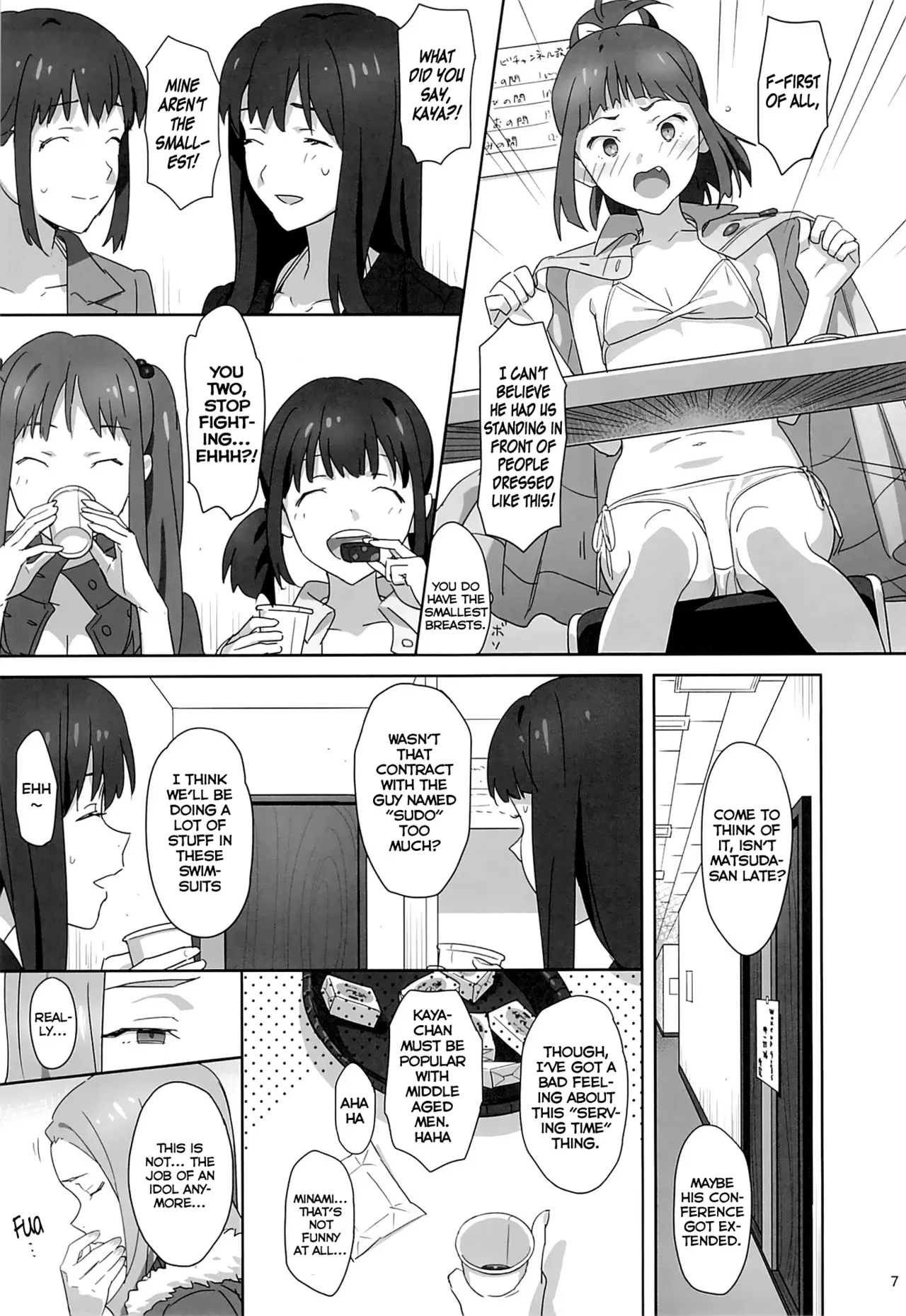 (C86) [Hito no Fundoshi (Yukiyoshi Mamizu)] WUG no Hidoi Hi. | A WUG's Terrible Day. (Wake Up, Girls!) [English] [fmko] - Page 4
