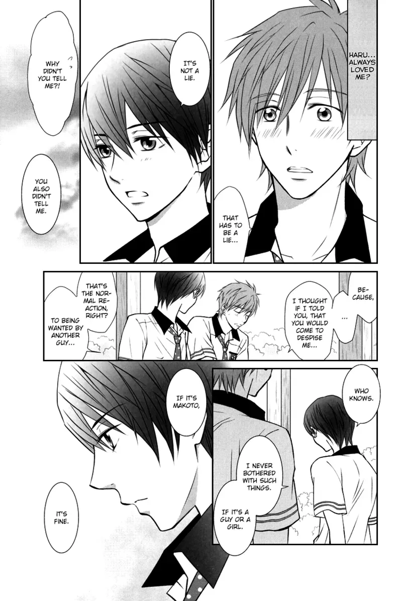 (SPARK8) [NATTSU (Kume Natsuo)] Mizu no Shounen Sora no Shounen. 2 | Boy of the Water Boy of the Sky 2 (Free!) [English] [Always Here Scans] - Page 8