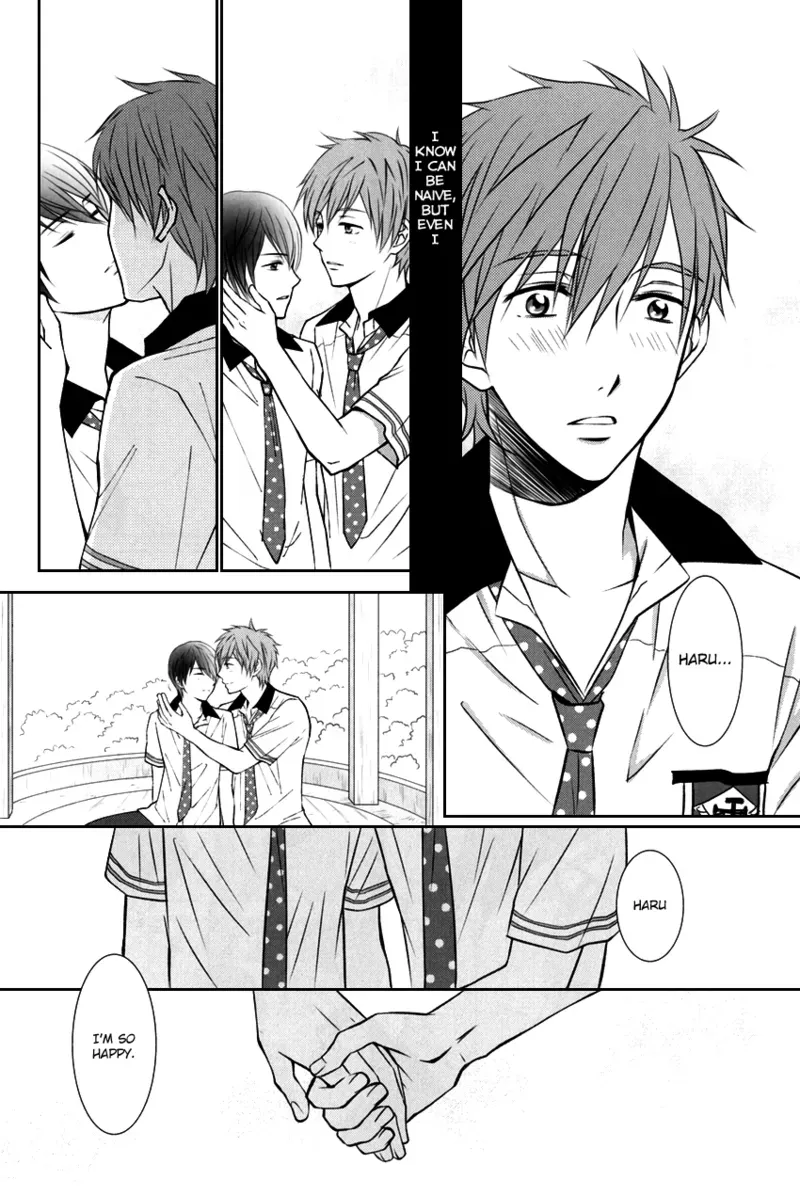 (SPARK8) [NATTSU (Kume Natsuo)] Mizu no Shounen Sora no Shounen. 2 | Boy of the Water Boy of the Sky 2 (Free!) [English] [Always Here Scans] - Page 9